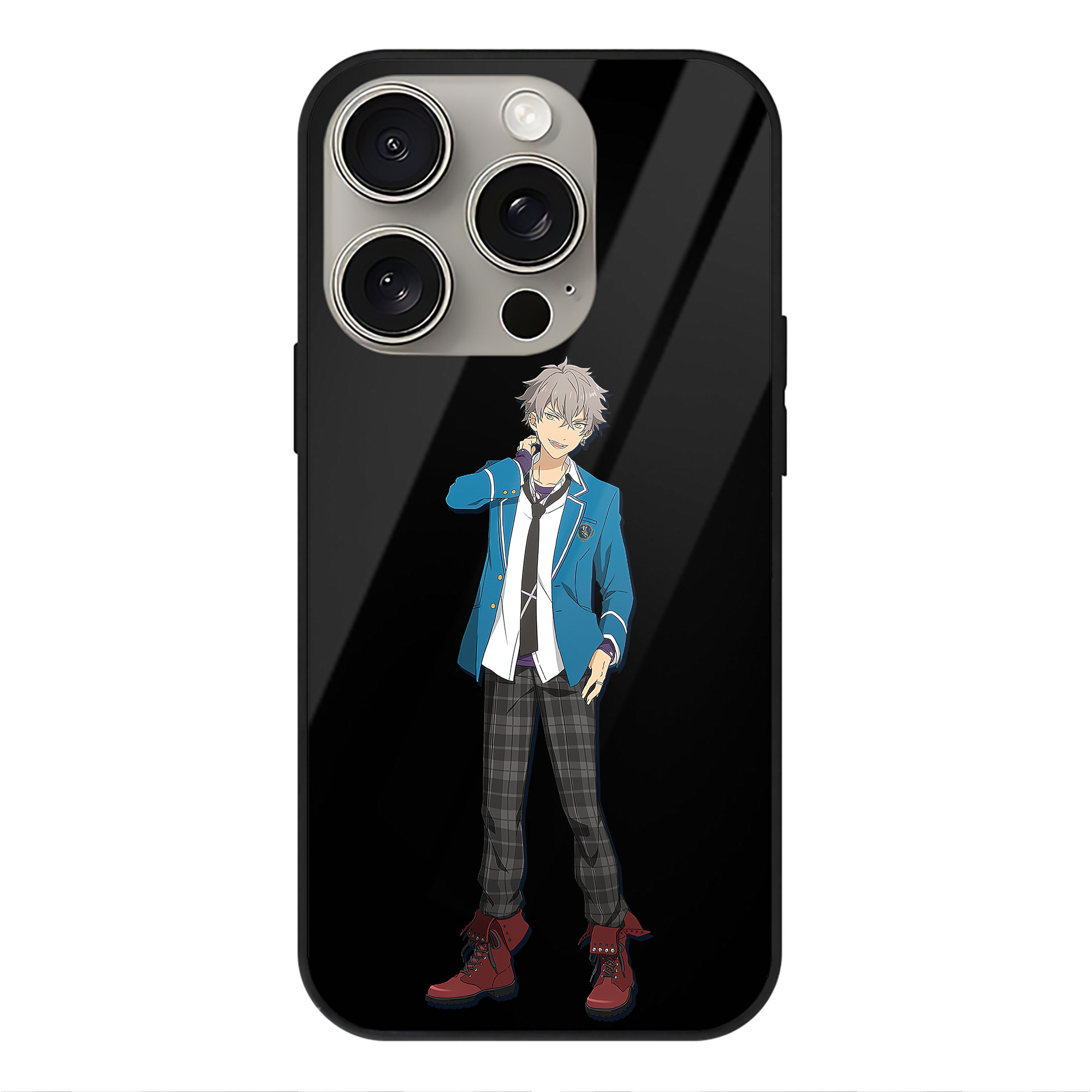 （画像用） あんさんぶるスターズ! Ensemble Stars 【iPhone15Pro対応】スマホケース 耐衝撃＆黄変防止 背面ガラス