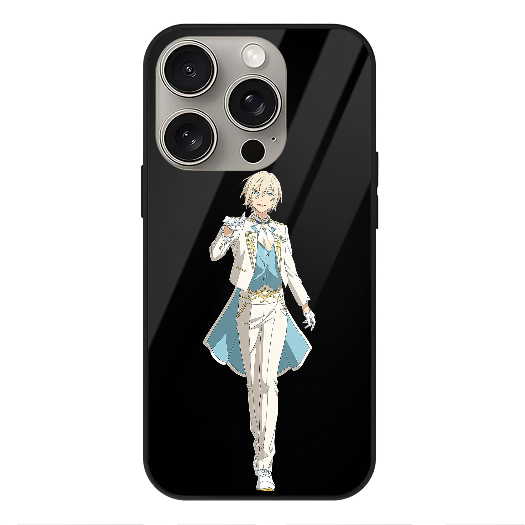 （画像用） あんさんぶるスターズ! Ensemble Stars 【iPhone15Pro対応】スマホケース 耐衝撃＆黄変防止 背面ガラス