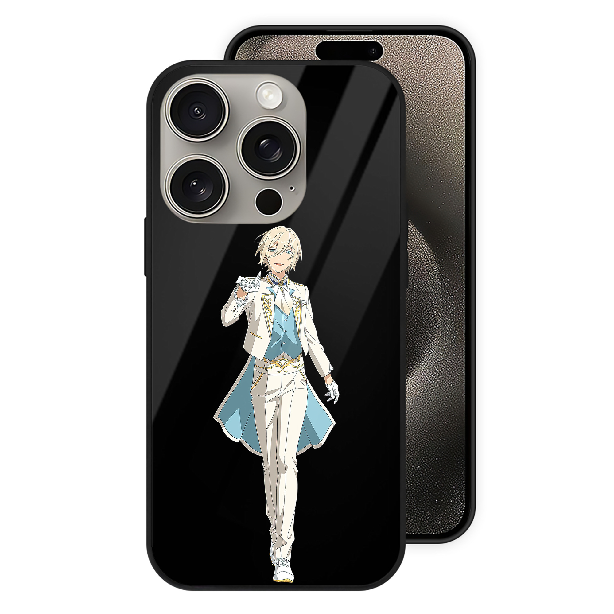 （画像用） あんさんぶるスターズ! Ensemble Stars 【iPhone15Pro対応】スマホケース 耐衝撃＆黄変防止 背面ガラス