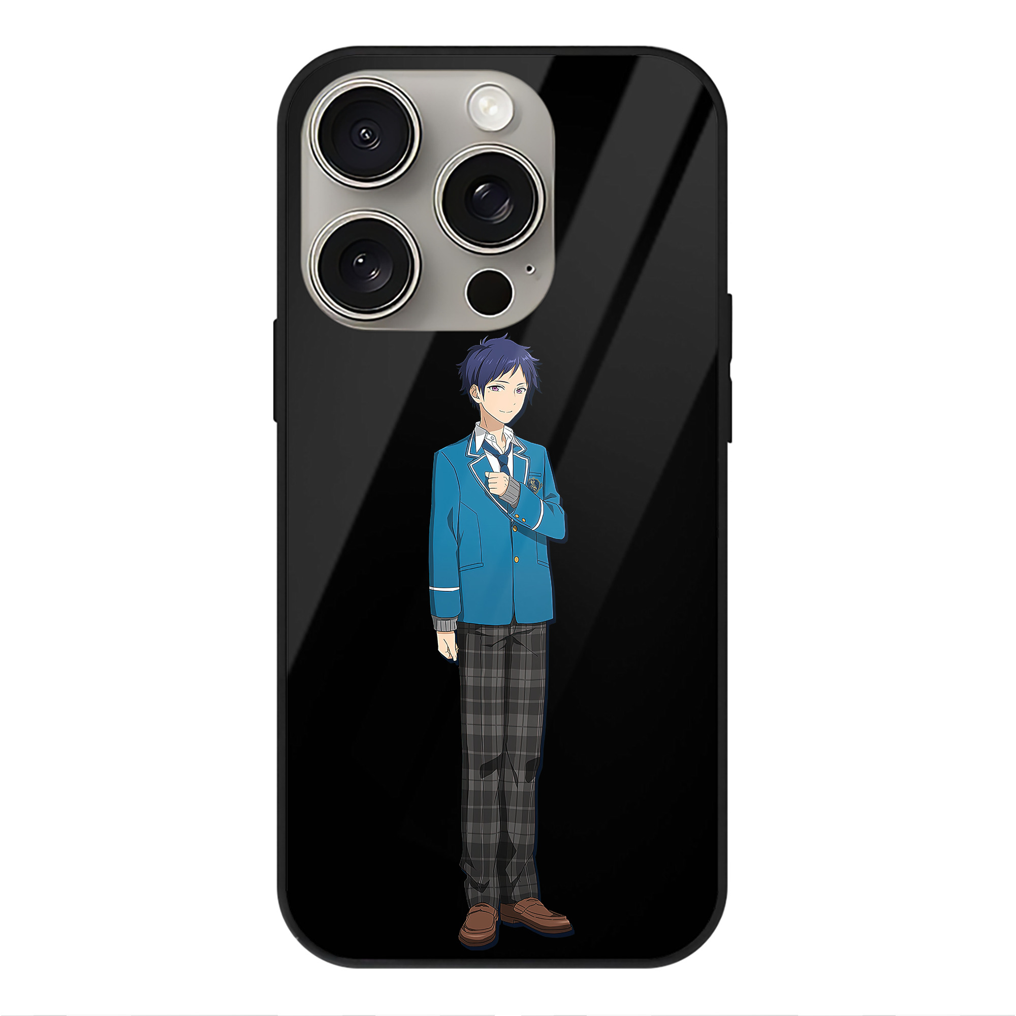（画像用） あんさんぶるスターズ! Ensemble Stars 【iPhone15Pro対応】スマホケース 耐衝撃＆黄変防止 背面ガラス