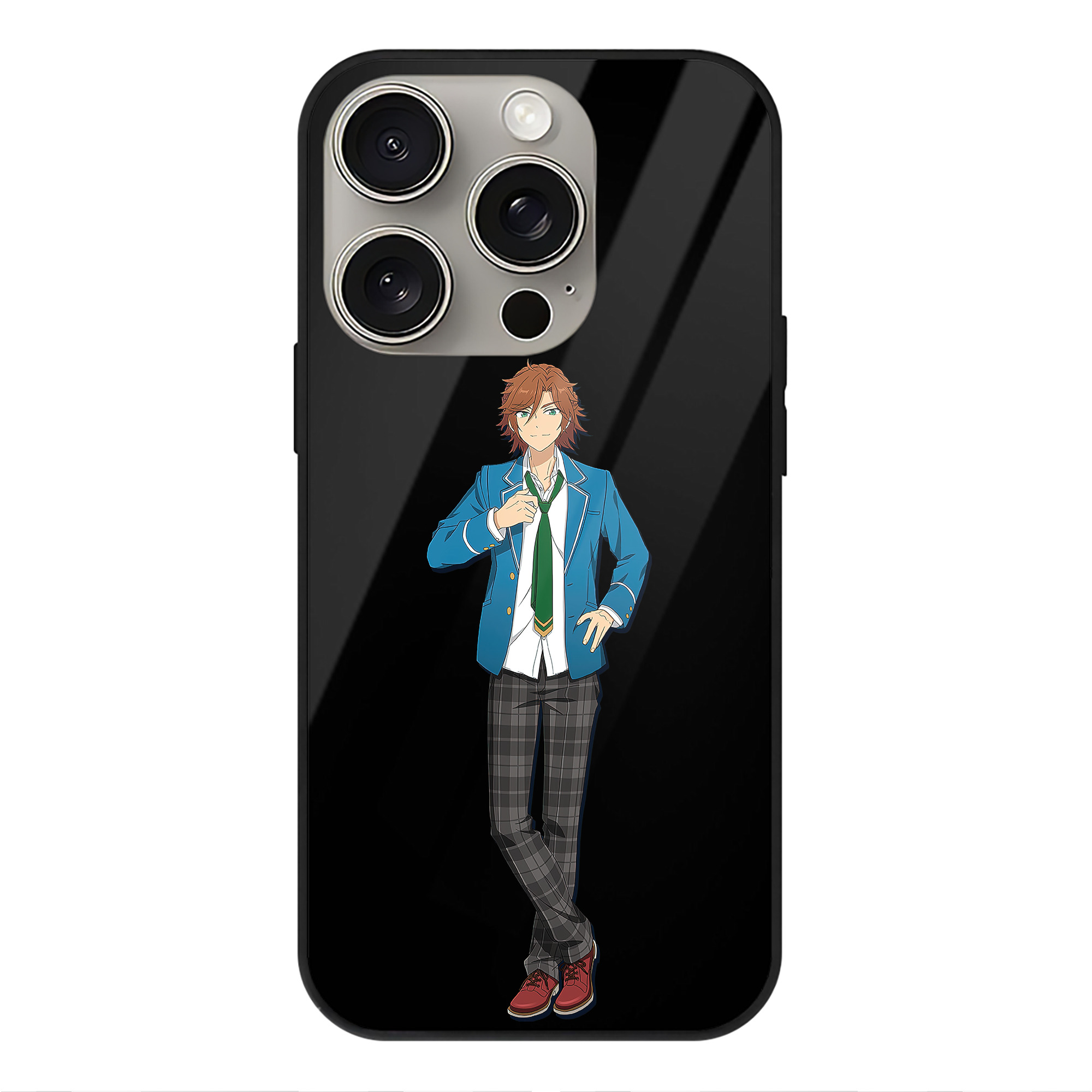 （画像用） あんさんぶるスターズ! Ensemble Stars 【iPhone15Pro対応】スマホケース 耐衝撃＆黄変防止 背面ガラス