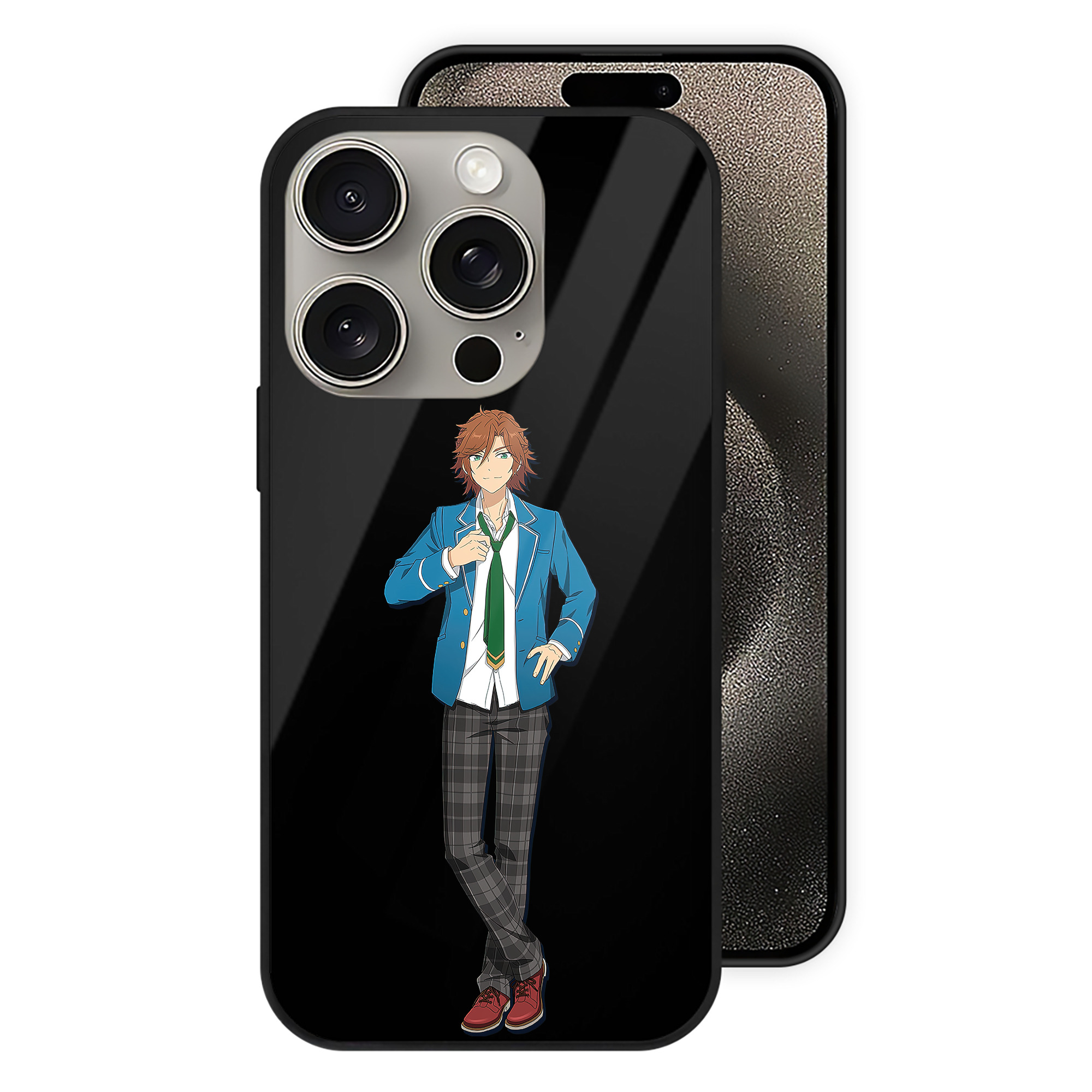 （画像用） あんさんぶるスターズ! Ensemble Stars 【iPhone15Pro対応】スマホケース 耐衝撃＆黄変防止 背面ガラス