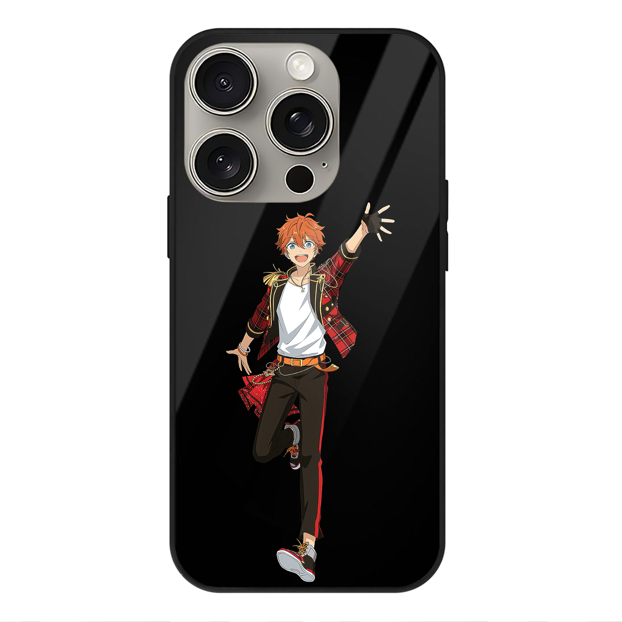 （画像用） あんさんぶるスターズ! Ensemble Stars 【iPhone15Pro対応】スマホケース 耐衝撃＆黄変防止 背面ガラス