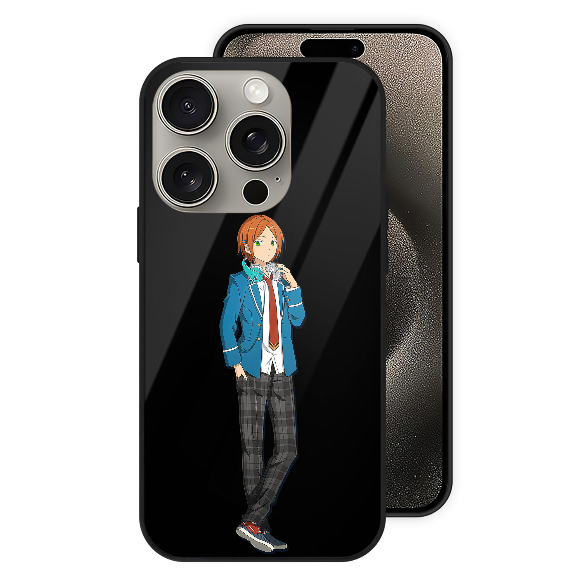 （画像用） あんさんぶるスターズ! Ensemble Stars 【iPhone15Pro対応】スマホケース 耐衝撃＆黄変防止 背面ガラス