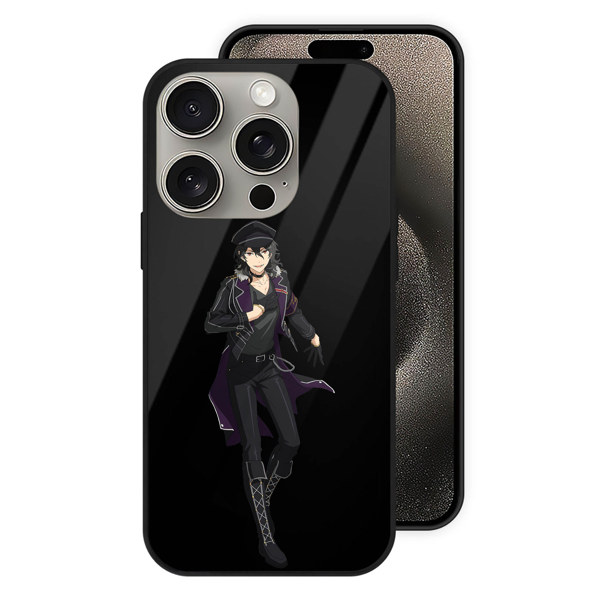 （画像用） あんさんぶるスターズ! Ensemble Stars 【iPhone15Pro対応】スマホケース 耐衝撃＆黄変防止 背面ガラス