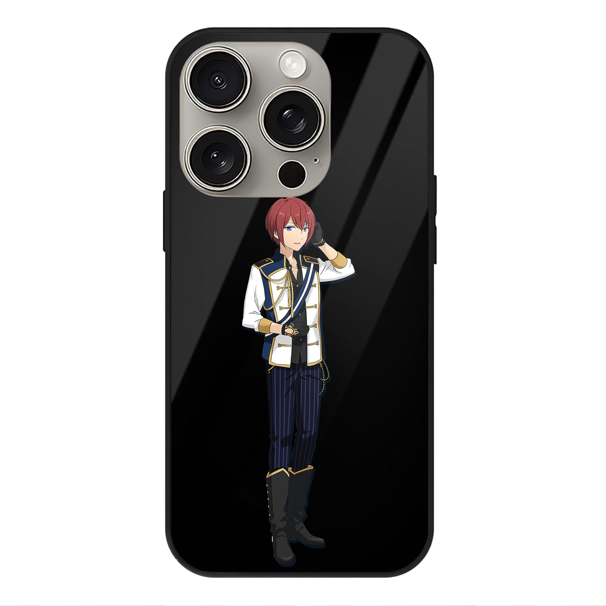 （画像用） あんさんぶるスターズ! Ensemble Stars 【iPhone15Pro対応】スマホケース 耐衝撃＆黄変防止 背面ガラス