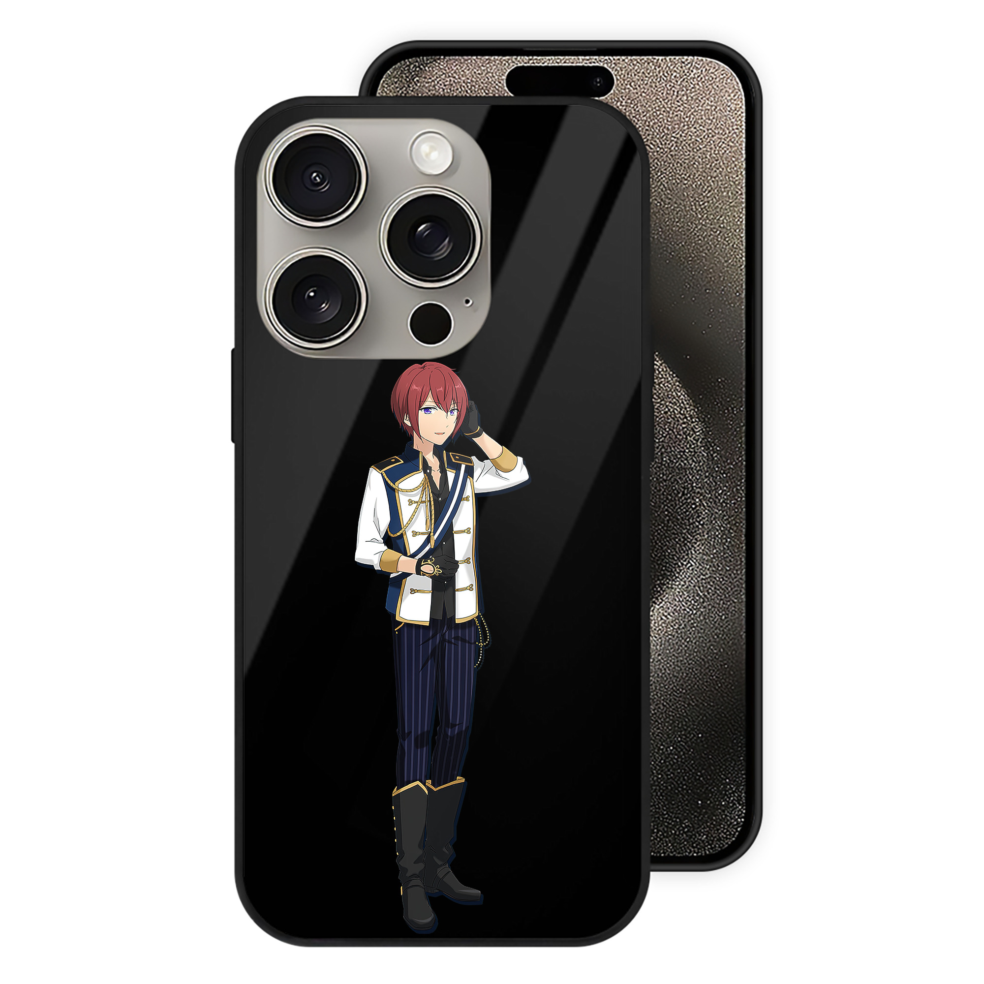 （画像用） あんさんぶるスターズ! Ensemble Stars 【iPhone15Pro対応】スマホケース 耐衝撃＆黄変防止 背面ガラス