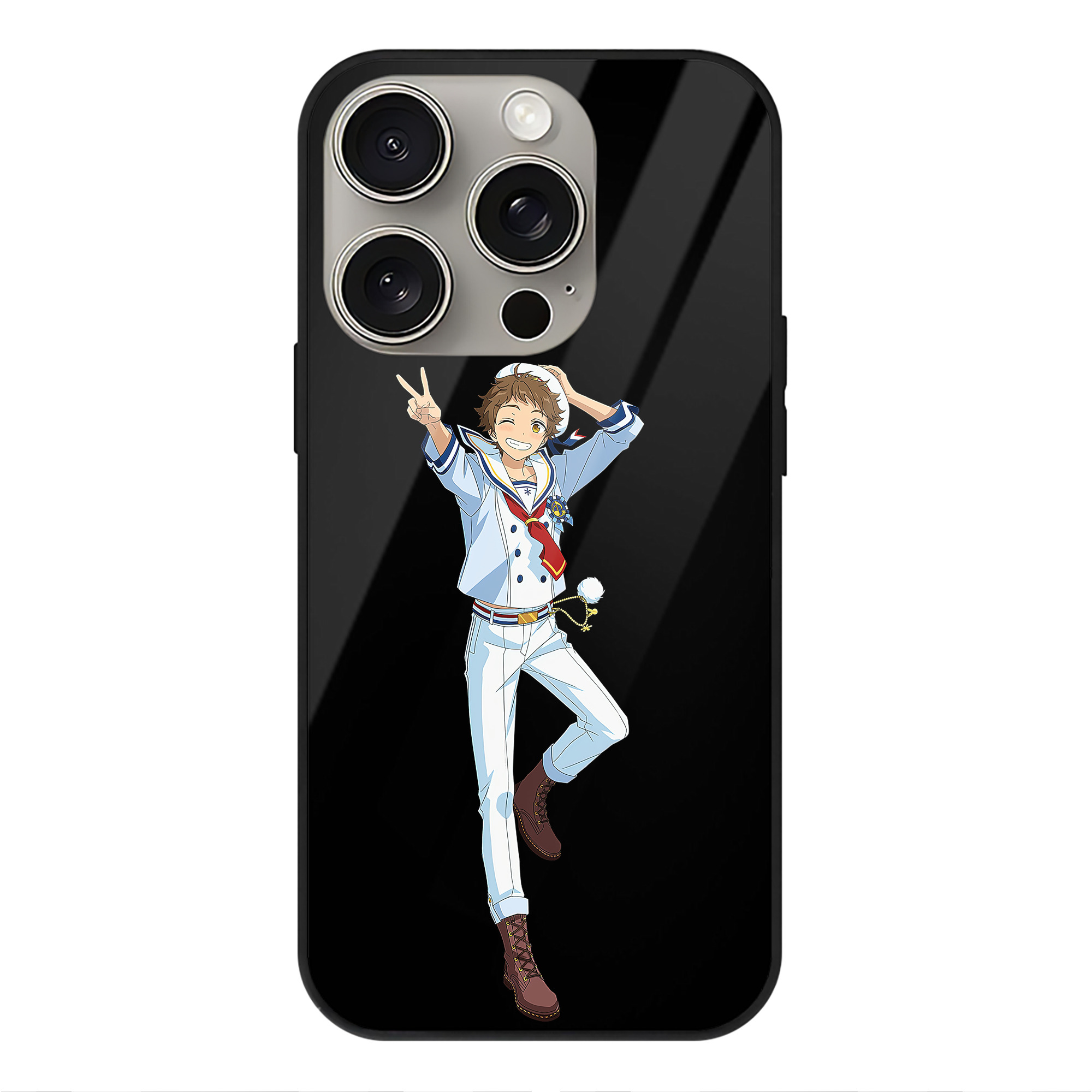 （画像用） あんさんぶるスターズ! Ensemble Stars 【iPhone15Pro対応】スマホケース 耐衝撃＆黄変防止 背面ガラス