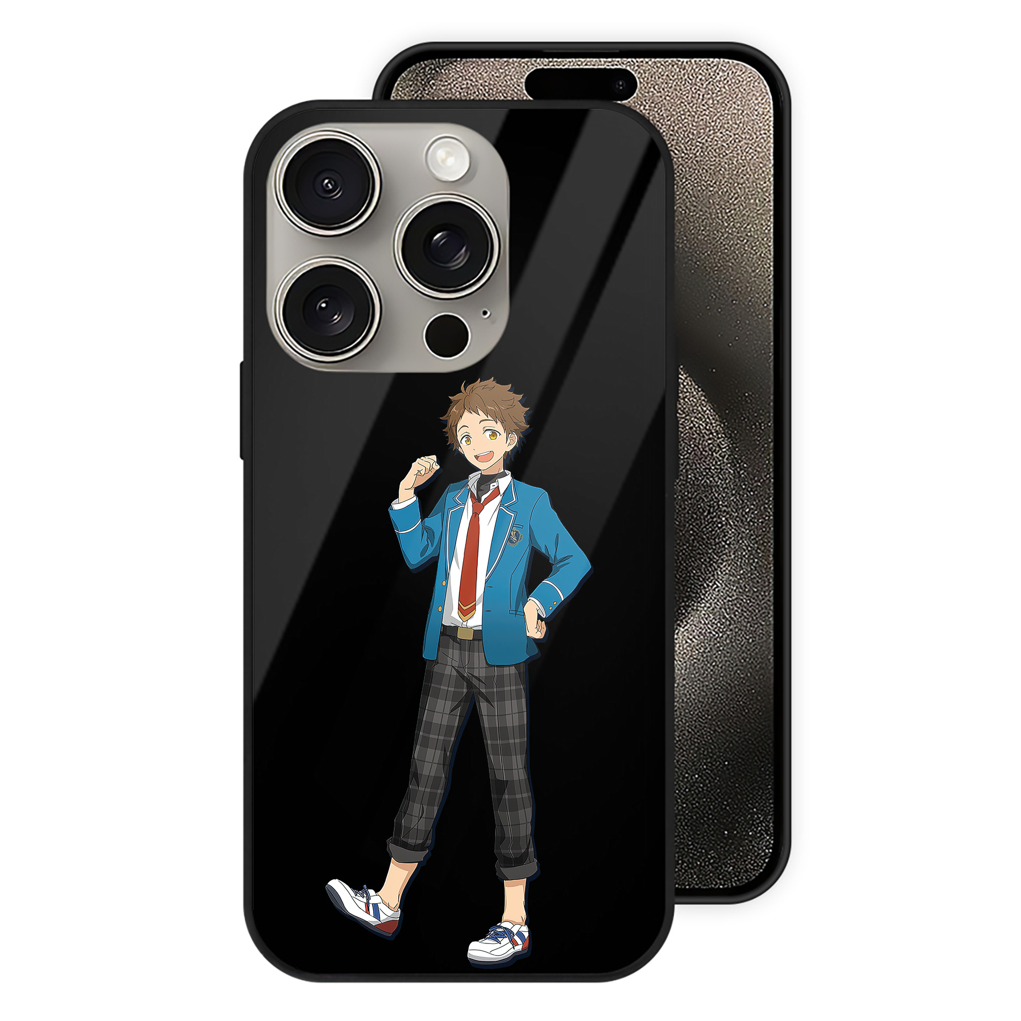 （画像用） あんさんぶるスターズ! Ensemble Stars 【iPhone15Pro対応】スマホケース 耐衝撃＆黄変防止 背面ガラス