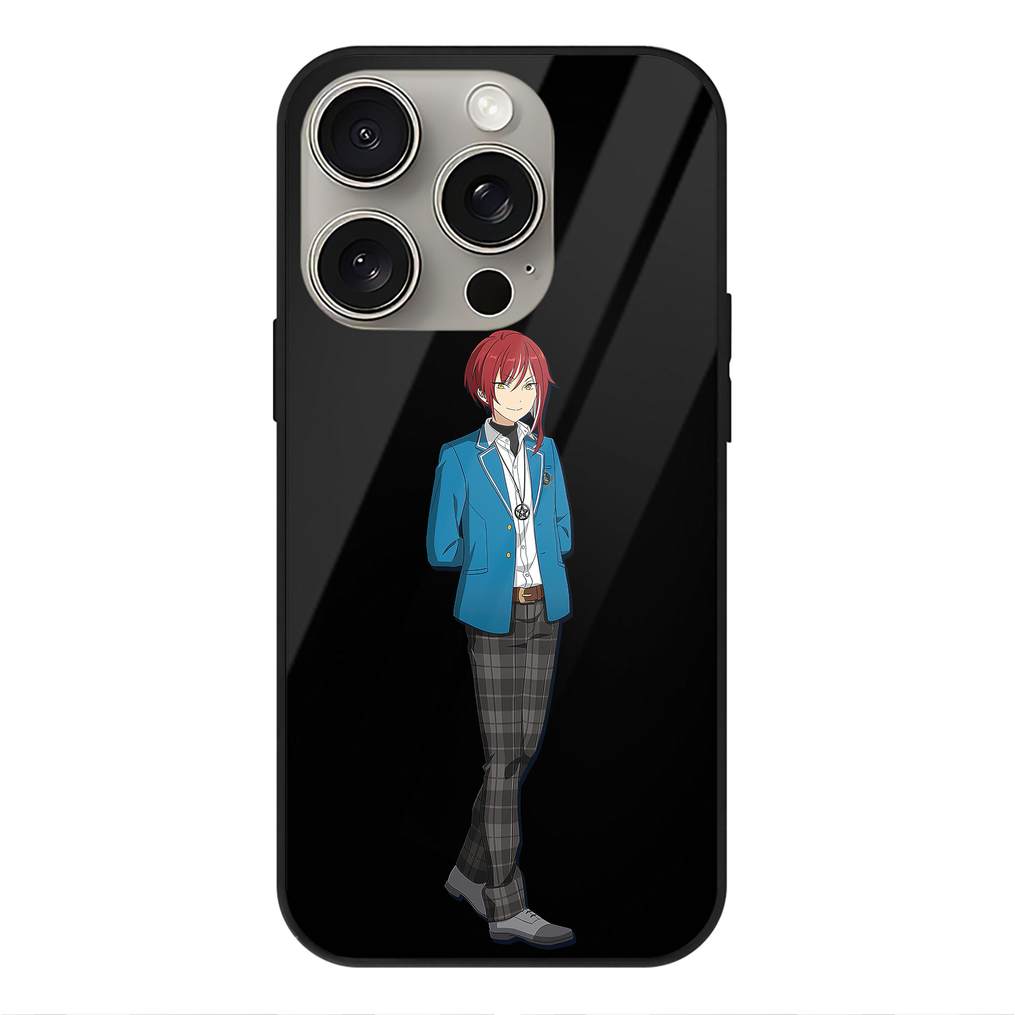 （画像用） あんさんぶるスターズ! Ensemble Stars 【iPhone15Pro対応】スマホケース 耐衝撃＆黄変防止 背面ガラス