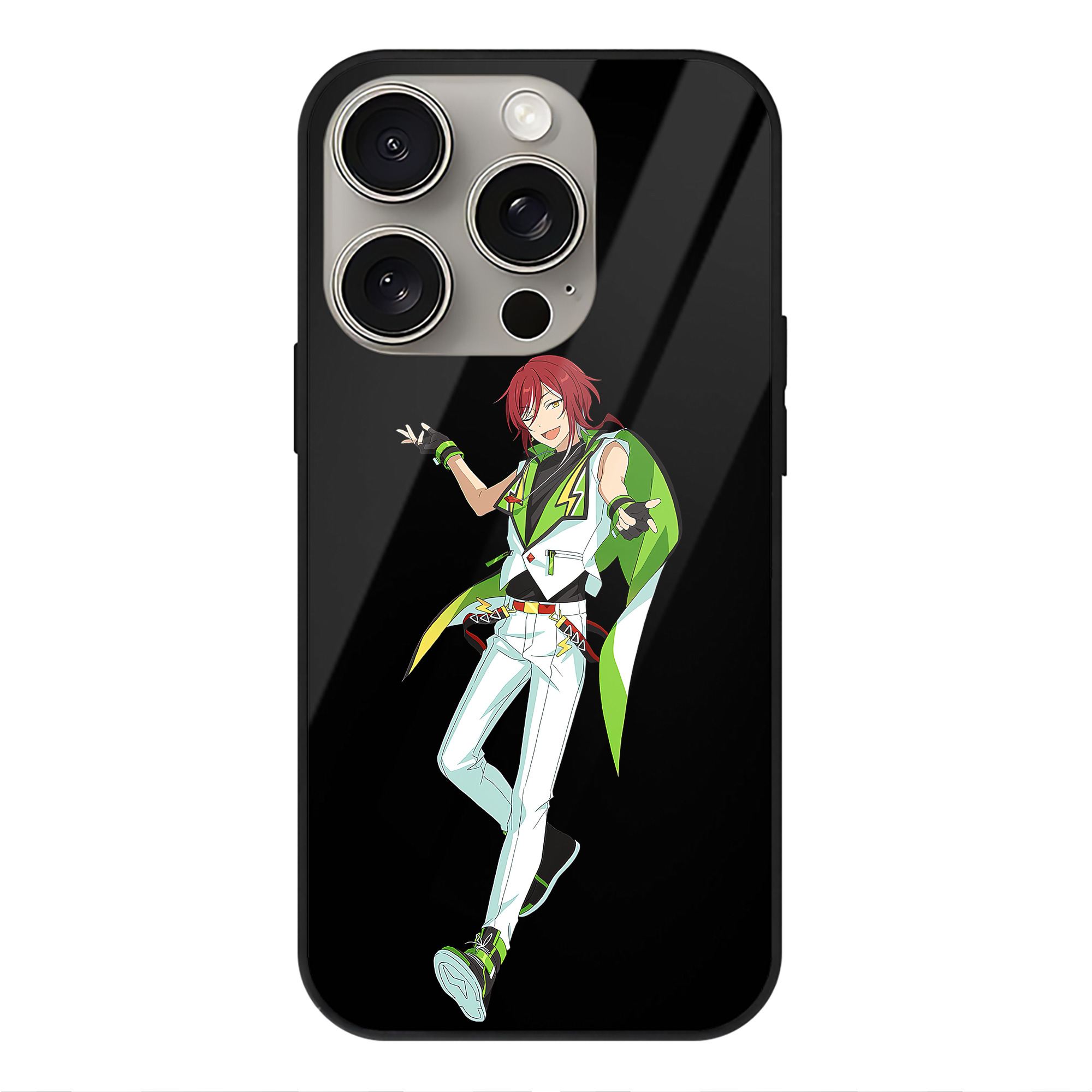 （画像用） あんさんぶるスターズ! Ensemble Stars 【iPhone15Pro対応】スマホケース 耐衝撃＆黄変防止 背面ガラス