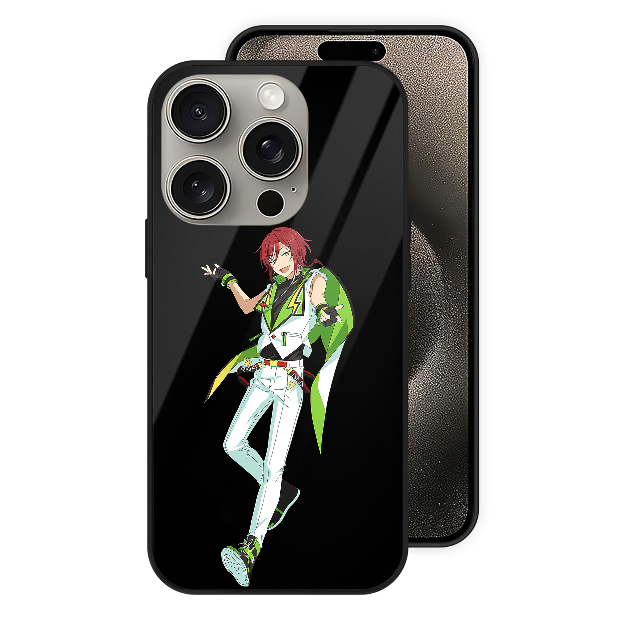 （画像用） あんさんぶるスターズ! Ensemble Stars 【iPhone15Pro対応】スマホケース 耐衝撃＆黄変防止 背面ガラス