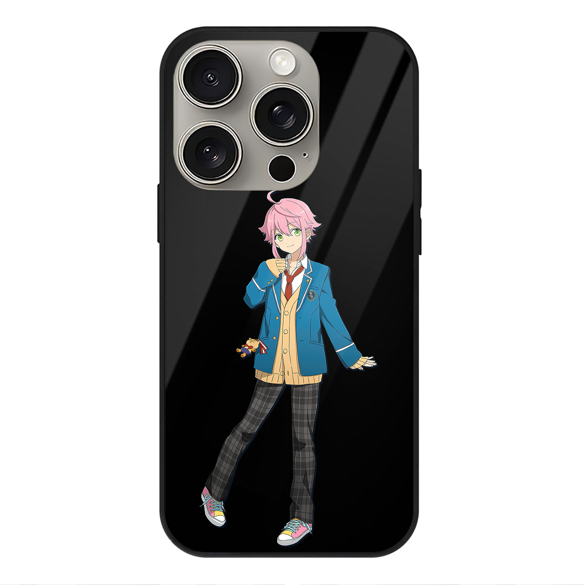 （画像用） あんさんぶるスターズ! Ensemble Stars 【iPhone15Pro対応】スマホケース 耐衝撃＆黄変防止 背面ガラス