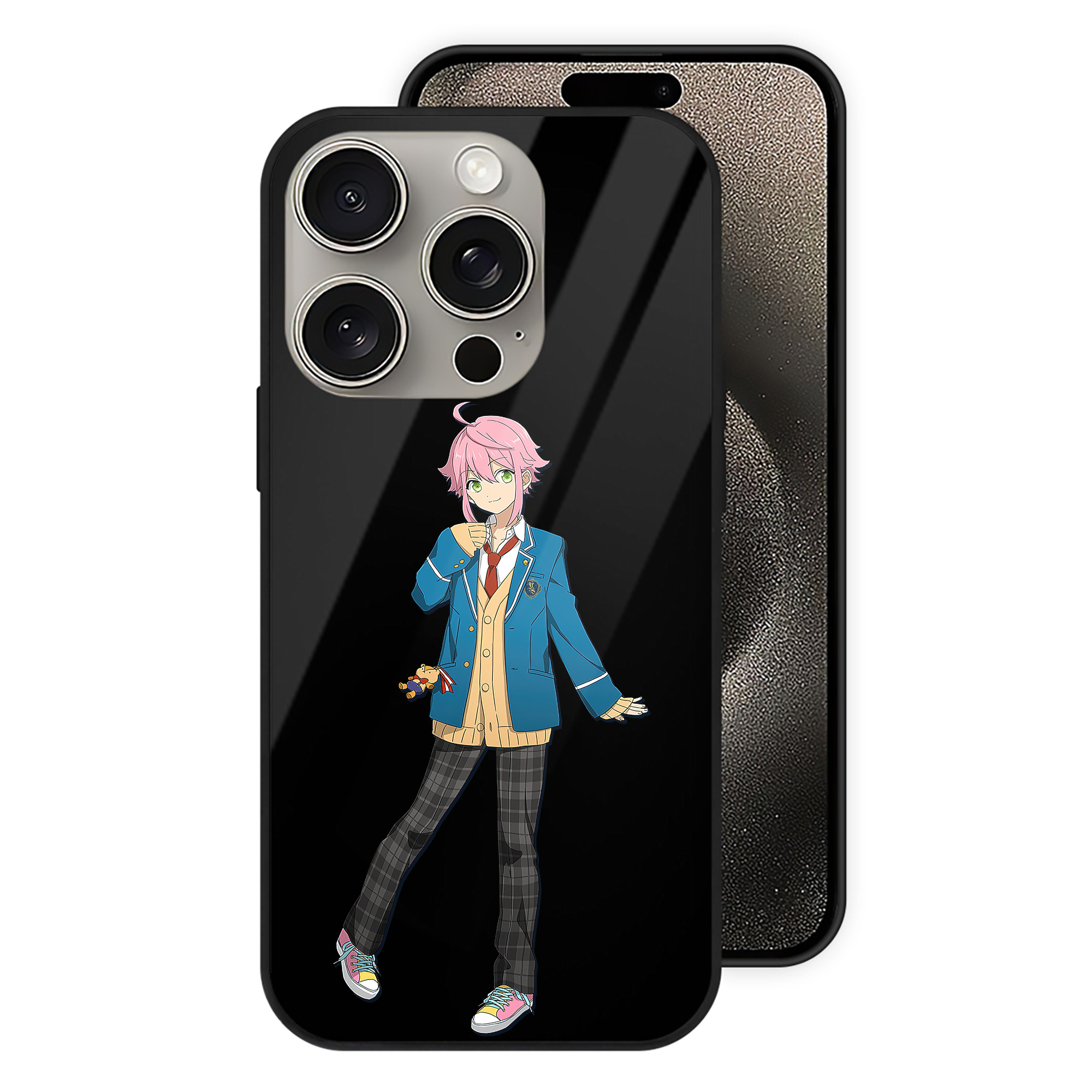 （画像用） あんさんぶるスターズ! Ensemble Stars 【iPhone15Pro対応】スマホケース 耐衝撃＆黄変防止 背面ガラス