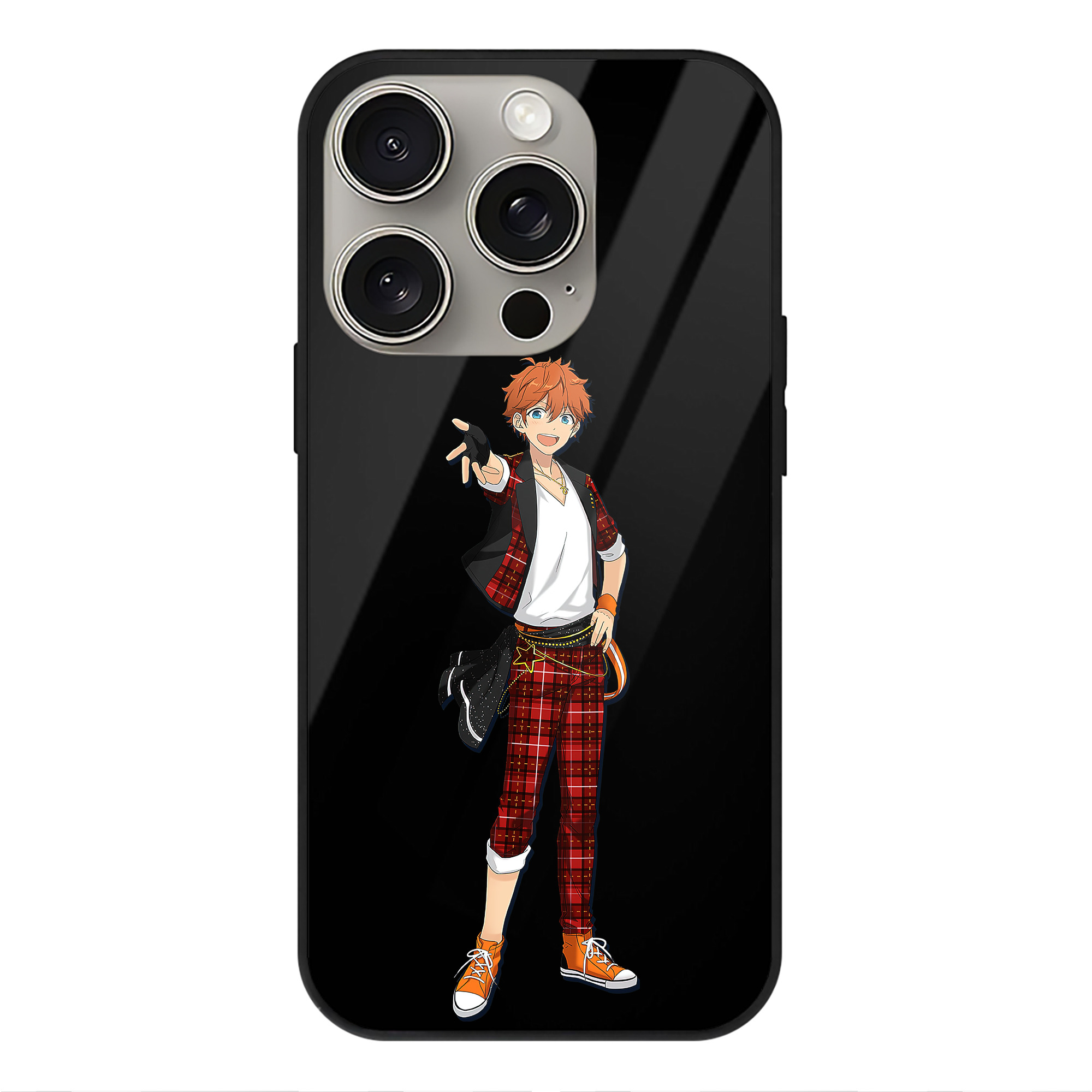 （画像用） あんさんぶるスターズ! Ensemble Stars 【iPhone15Pro対応】スマホケース 耐衝撃＆黄変防止 背面ガラス