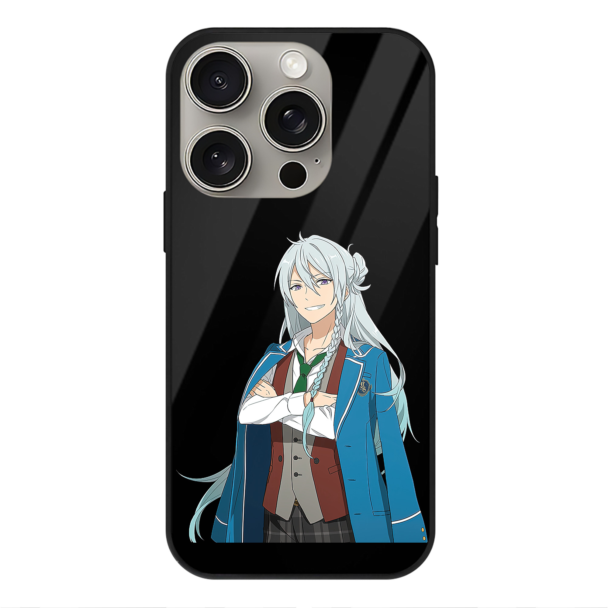 （画像用） あんさんぶるスターズ! Ensemble Stars 【iPhone15Pro対応】スマホケース 耐衝撃＆黄変防止 背面ガラス