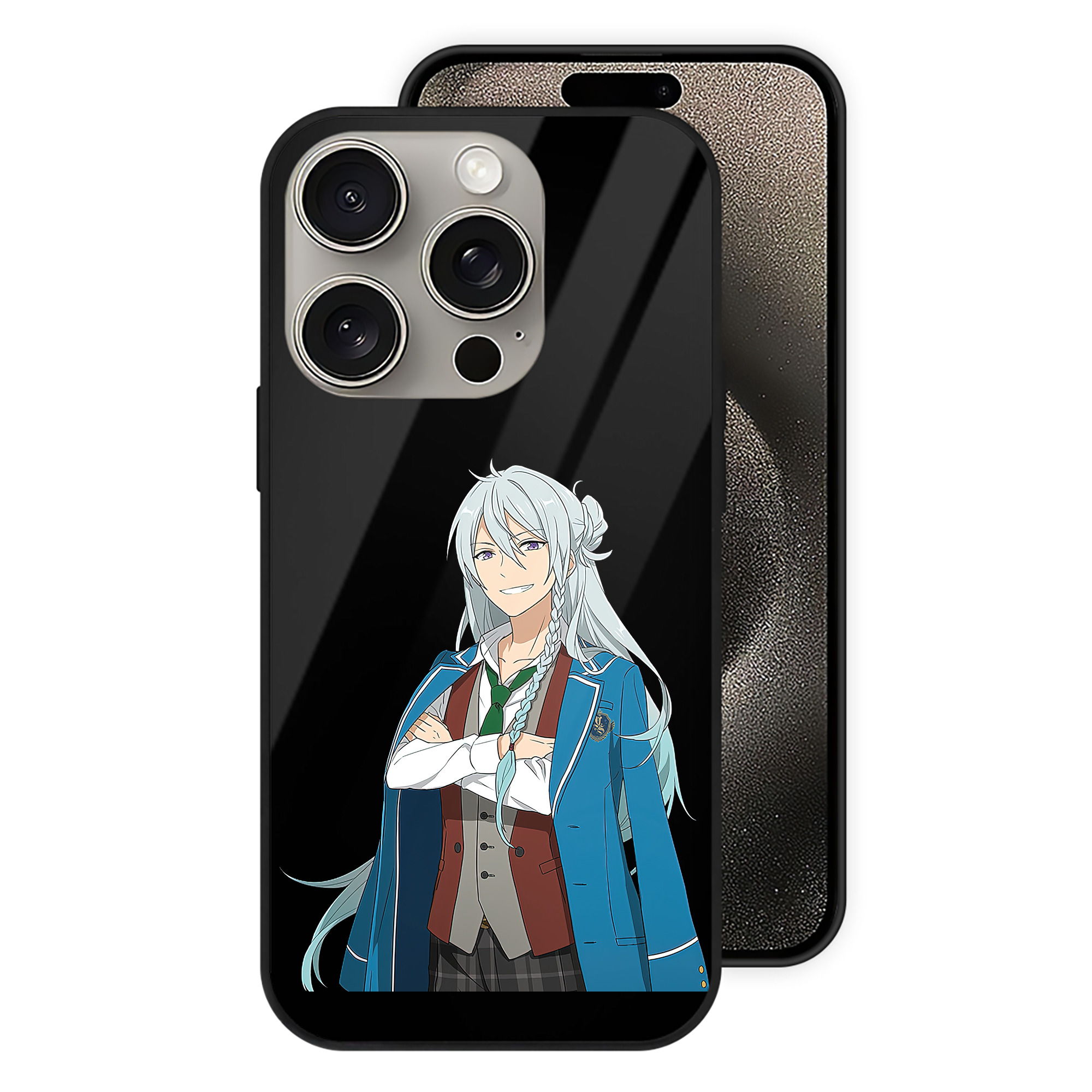 （画像用） あんさんぶるスターズ! Ensemble Stars 【iPhone15Pro対応】スマホケース 耐衝撃＆黄変防止 背面ガラス