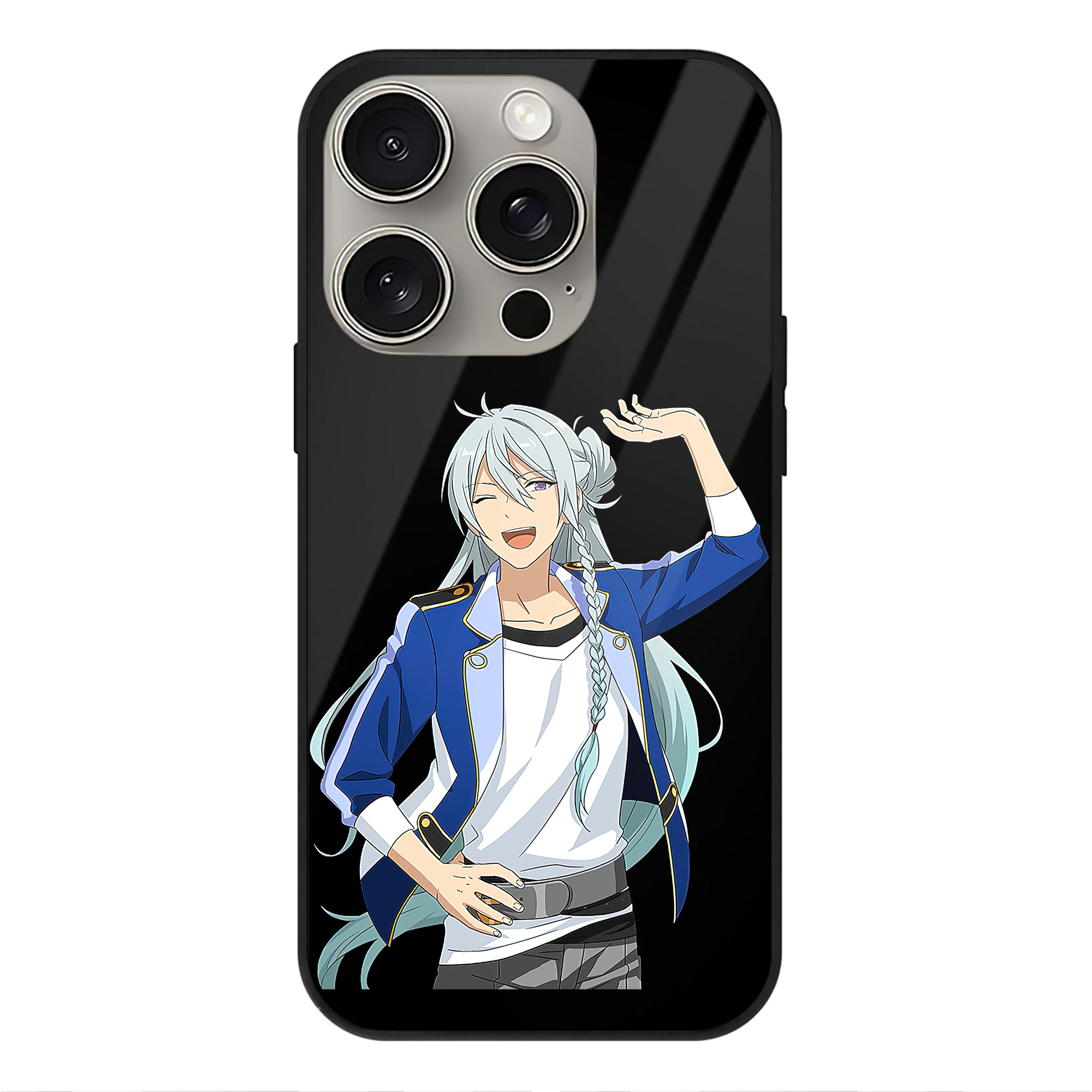 （画像用） あんさんぶるスターズ! Ensemble Stars 【iPhone15Pro対応】スマホケース 耐衝撃＆黄変防止 背面ガラス