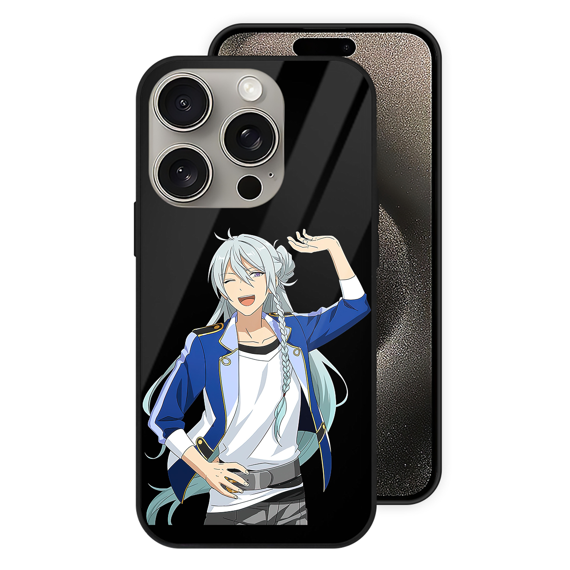 （画像用） あんさんぶるスターズ! Ensemble Stars 【iPhone15Pro対応】スマホケース 耐衝撃＆黄変防止 背面ガラス