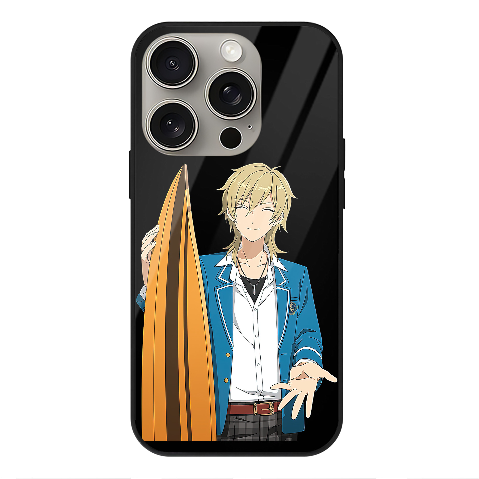 （画像用） あんさんぶるスターズ! Ensemble Stars 【iPhone15Pro対応】スマホケース 耐衝撃＆黄変防止 背面ガラス