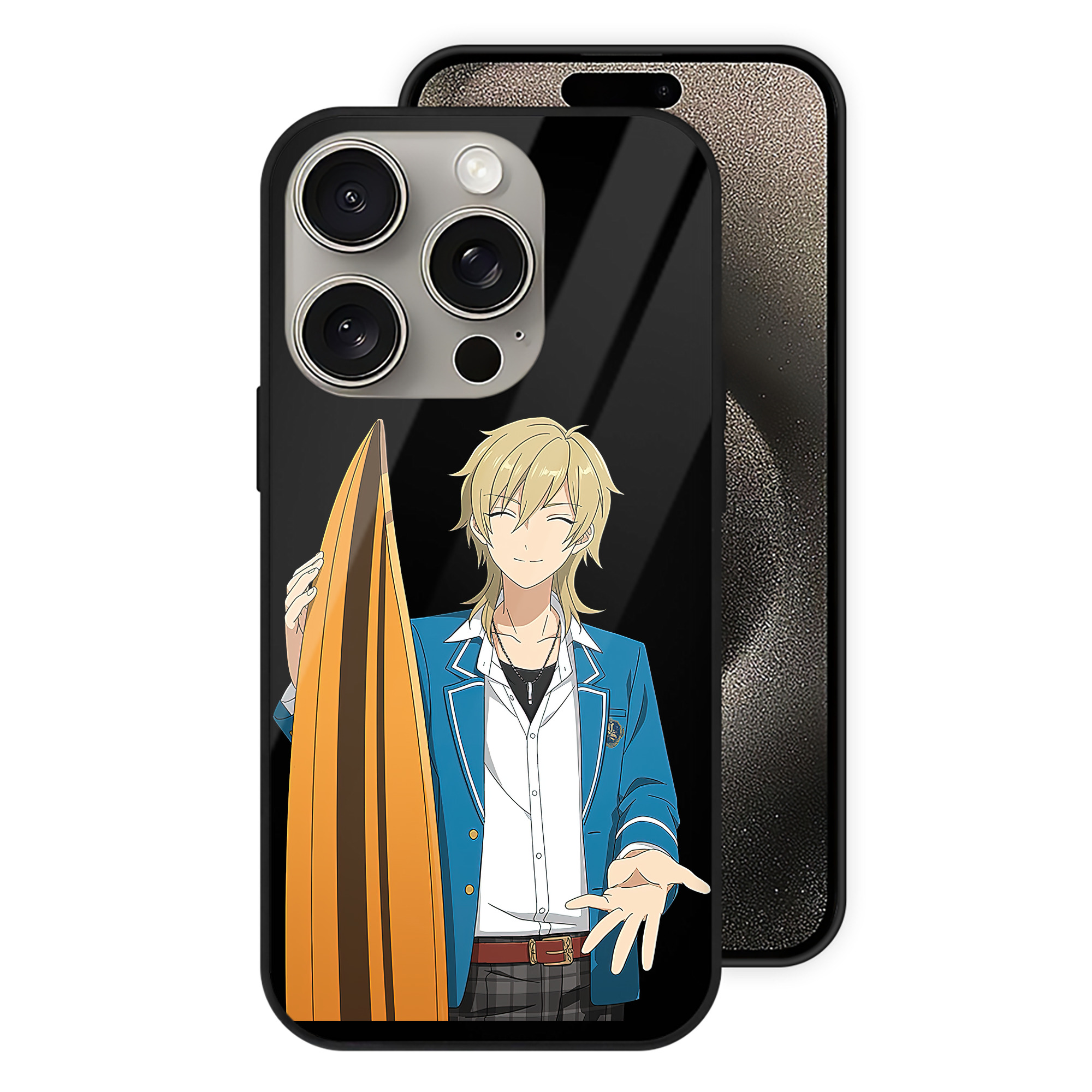 （画像用） あんさんぶるスターズ! Ensemble Stars 【iPhone15Pro対応】スマホケース 耐衝撃＆黄変防止 背面ガラス