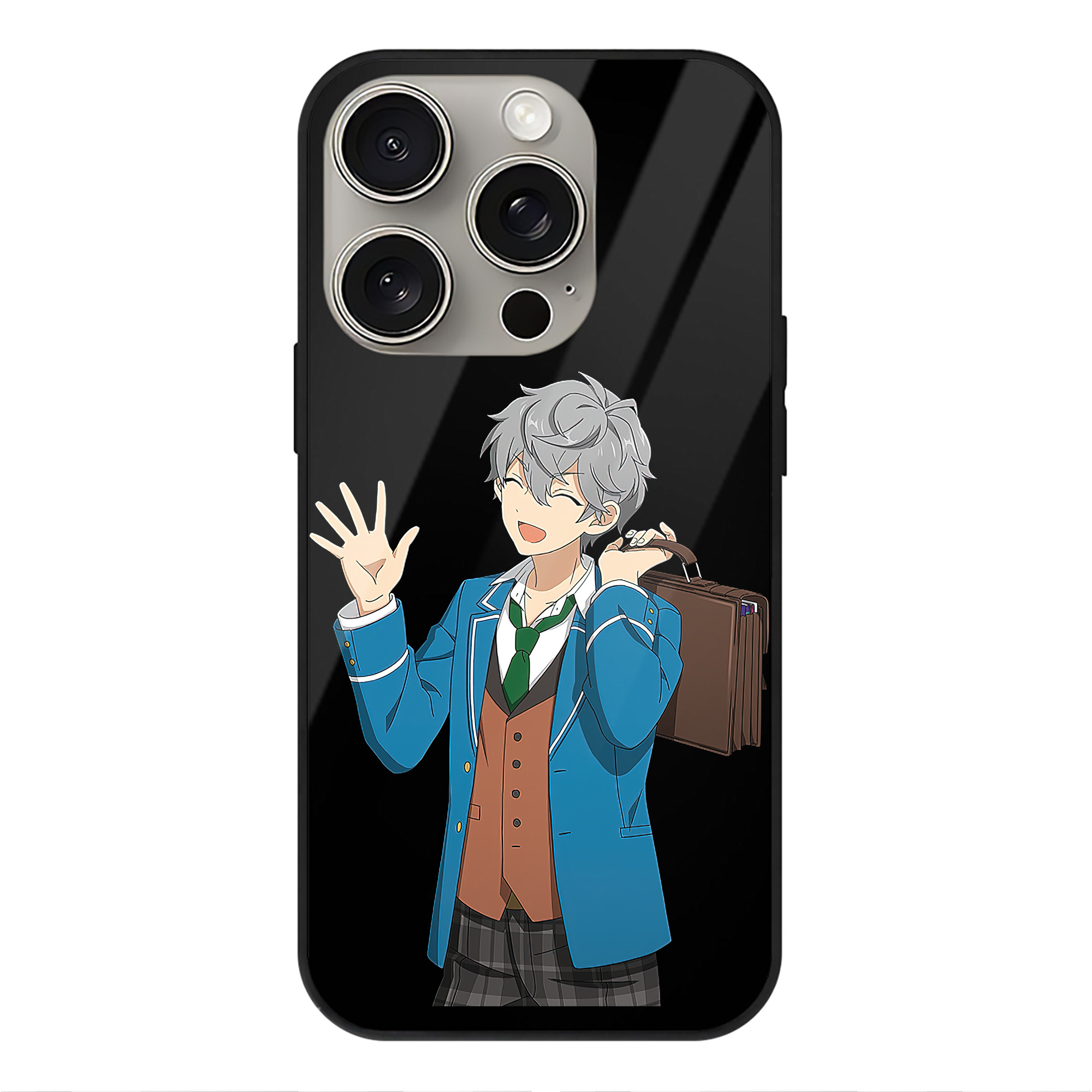 （画像用） あんさんぶるスターズ! Ensemble Stars 【iPhone15Pro対応】スマホケース 耐衝撃＆黄変防止 背面ガラス