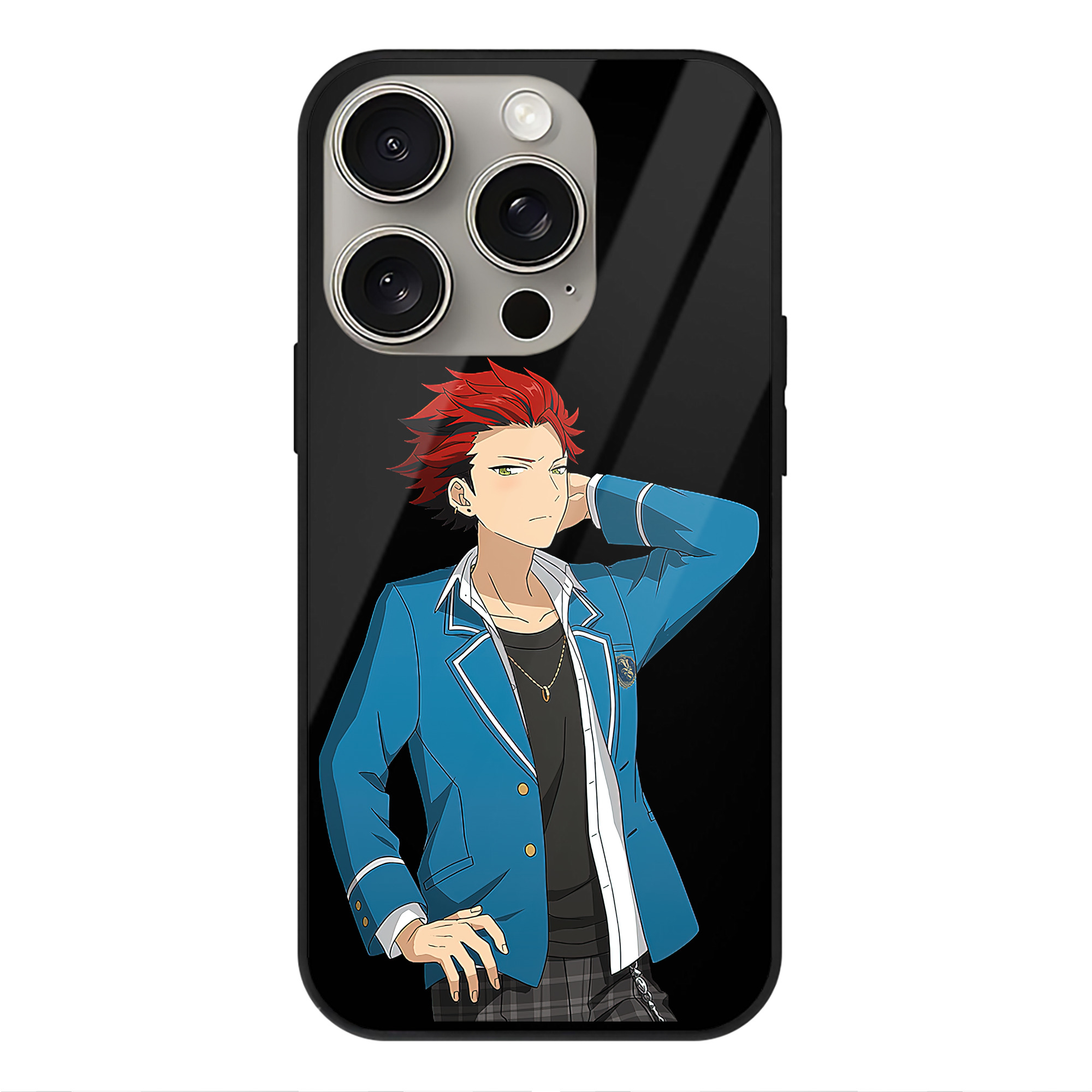 （画像用） あんさんぶるスターズ! Ensemble Stars 【iPhone15Pro対応】スマホケース 耐衝撃＆黄変防止 背面ガラス
