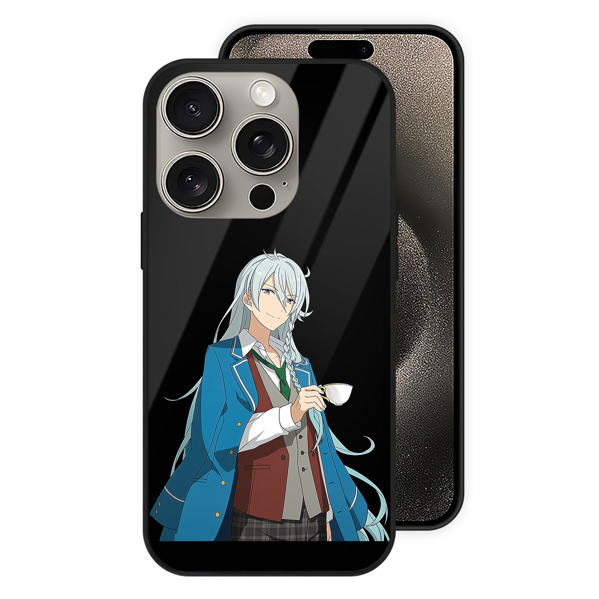 （画像用） あんさんぶるスターズ! Ensemble Stars 【iPhone15Pro対応】スマホケース 耐衝撃＆黄変防止 背面ガラス