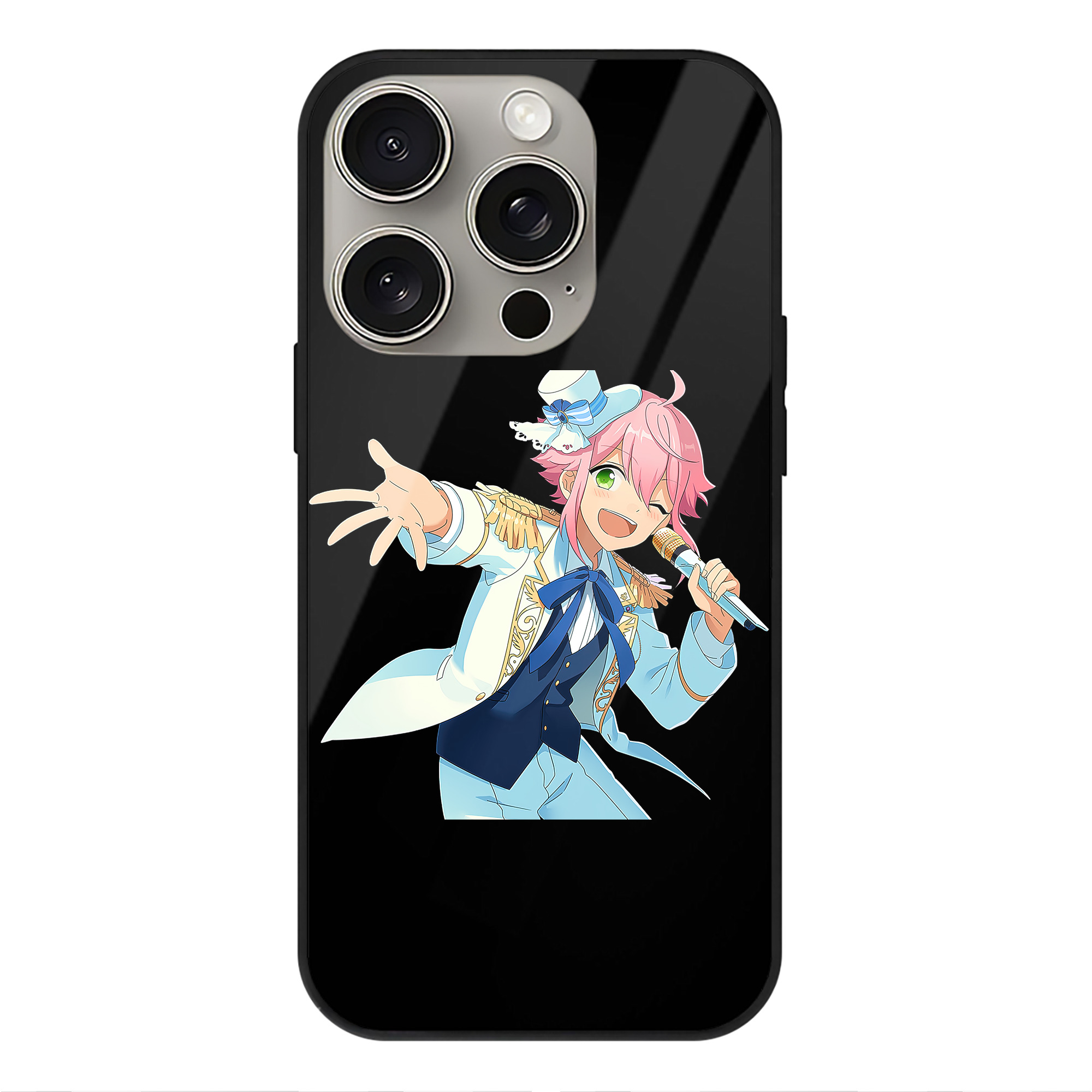 （画像用） あんさんぶるスターズ! Ensemble Stars 【iPhone15Pro対応】スマホケース 耐衝撃＆黄変防止 背面ガラス