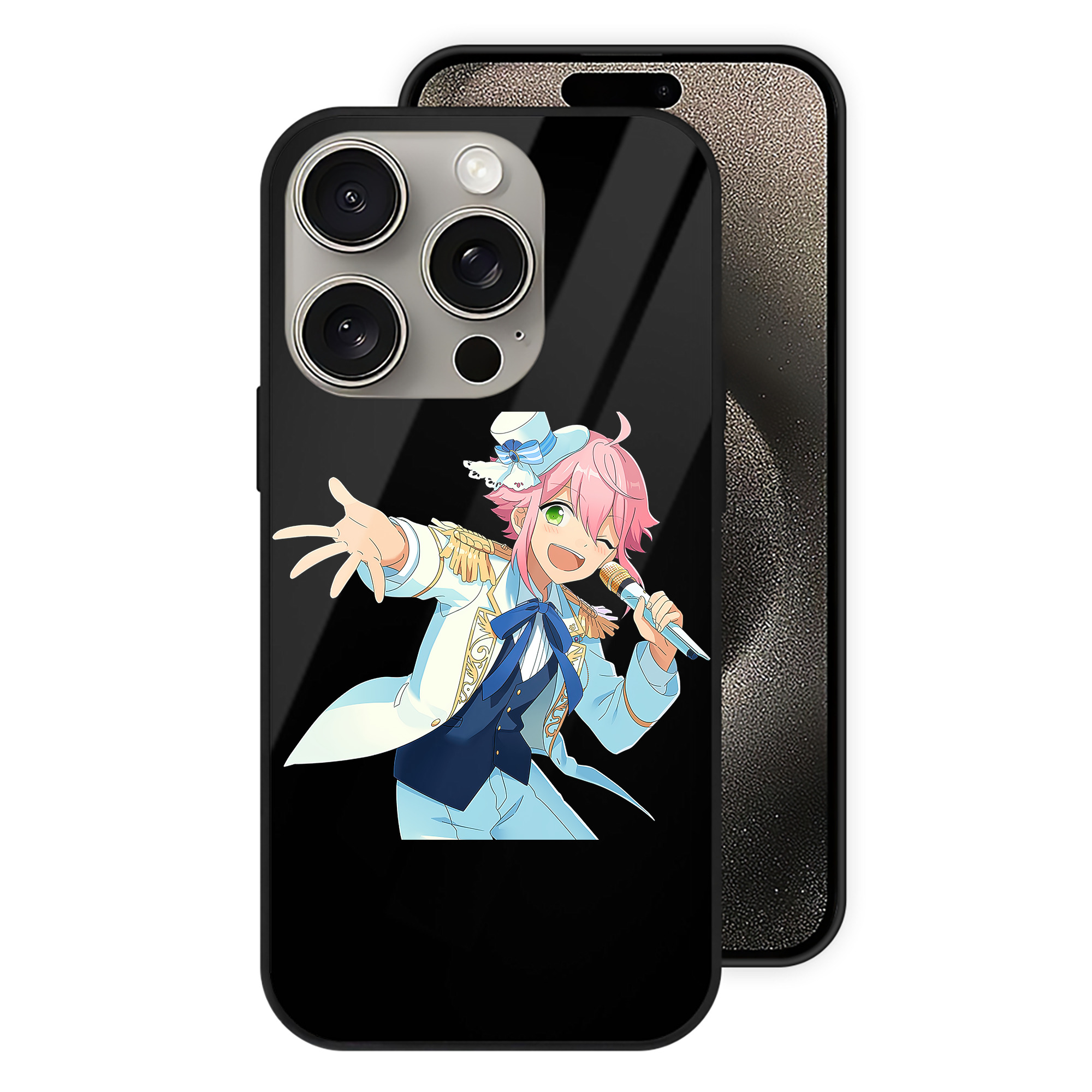 （画像用） あんさんぶるスターズ! Ensemble Stars 【iPhone15Pro対応】スマホケース 耐衝撃＆黄変防止 背面ガラス
