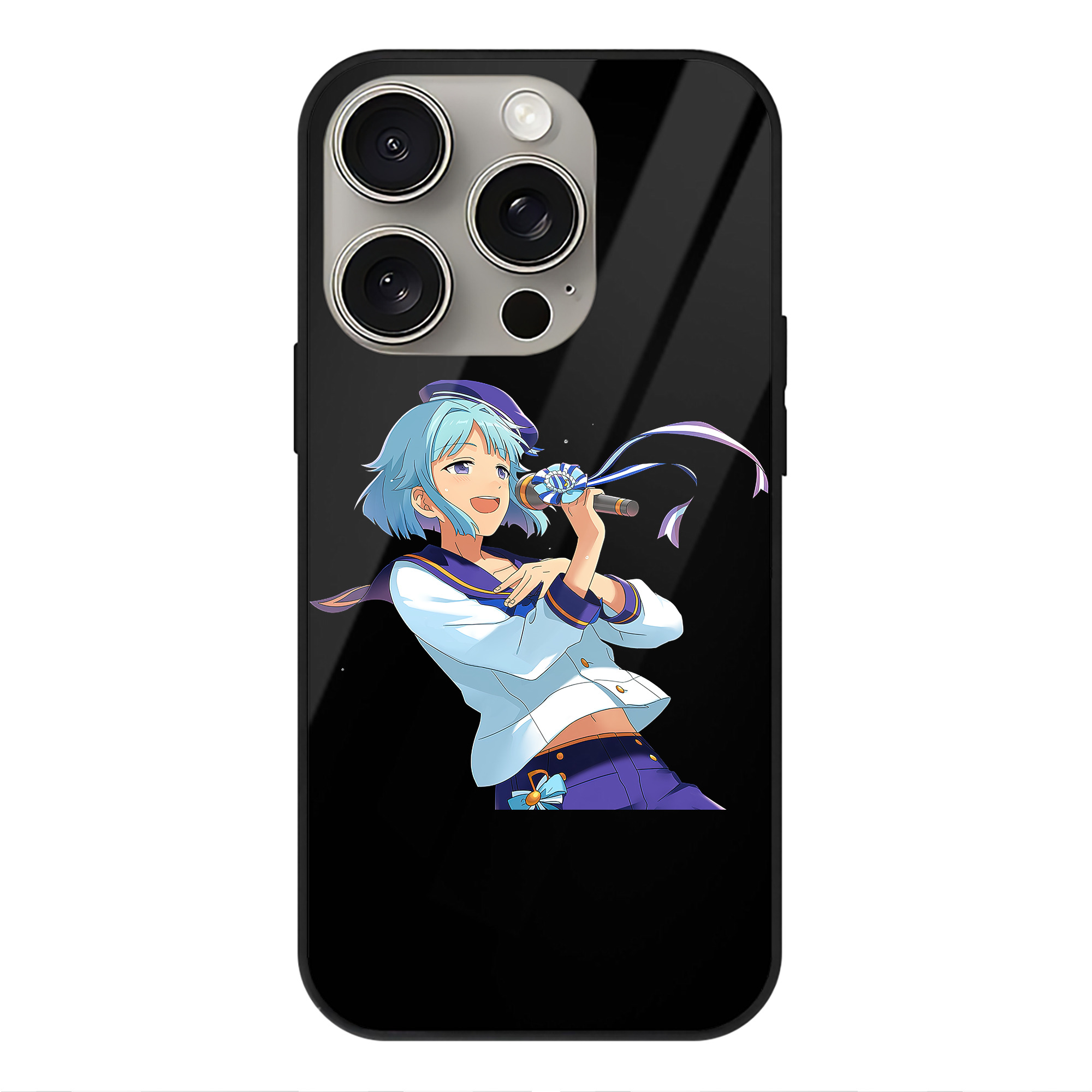 （画像用） あんさんぶるスターズ! Ensemble Stars 【iPhone15Pro対応】スマホケース 耐衝撃＆黄変防止 背面ガラス