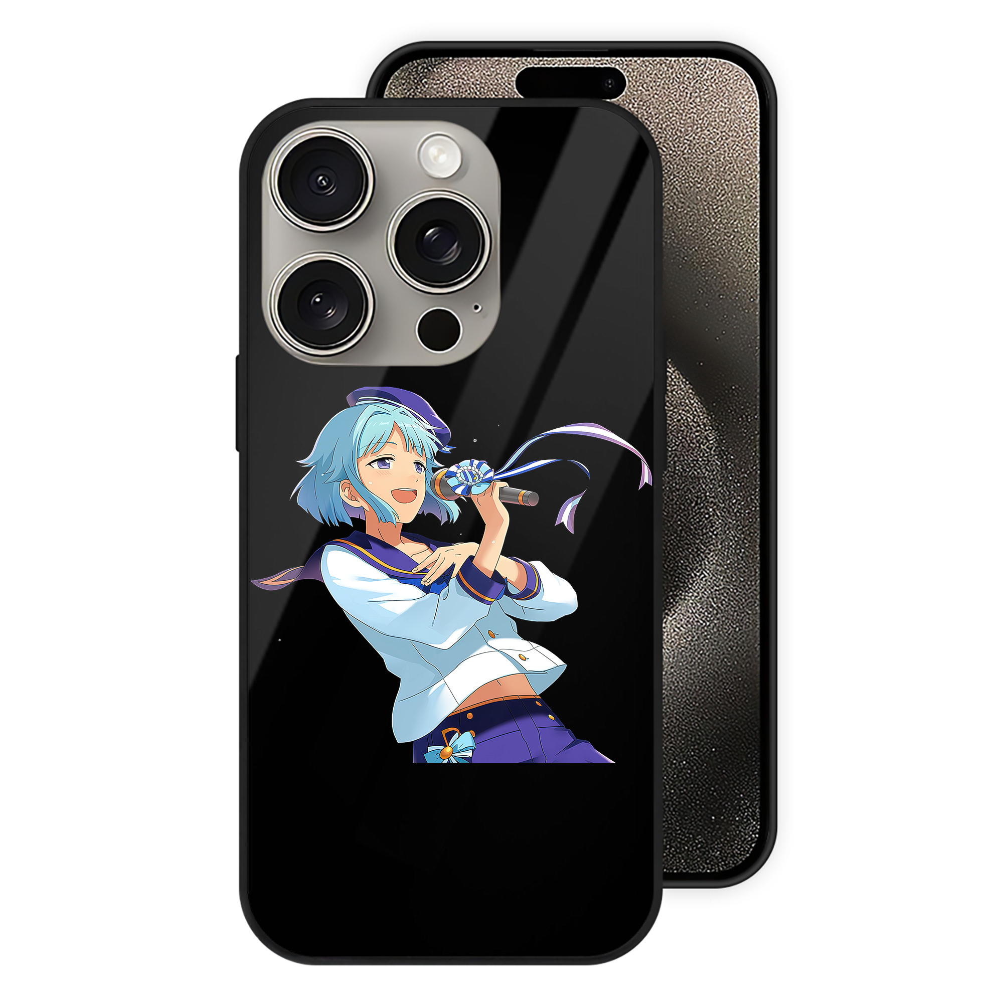 （画像用） あんさんぶるスターズ! Ensemble Stars 【iPhone15Pro対応】スマホケース 耐衝撃＆黄変防止 背面ガラス