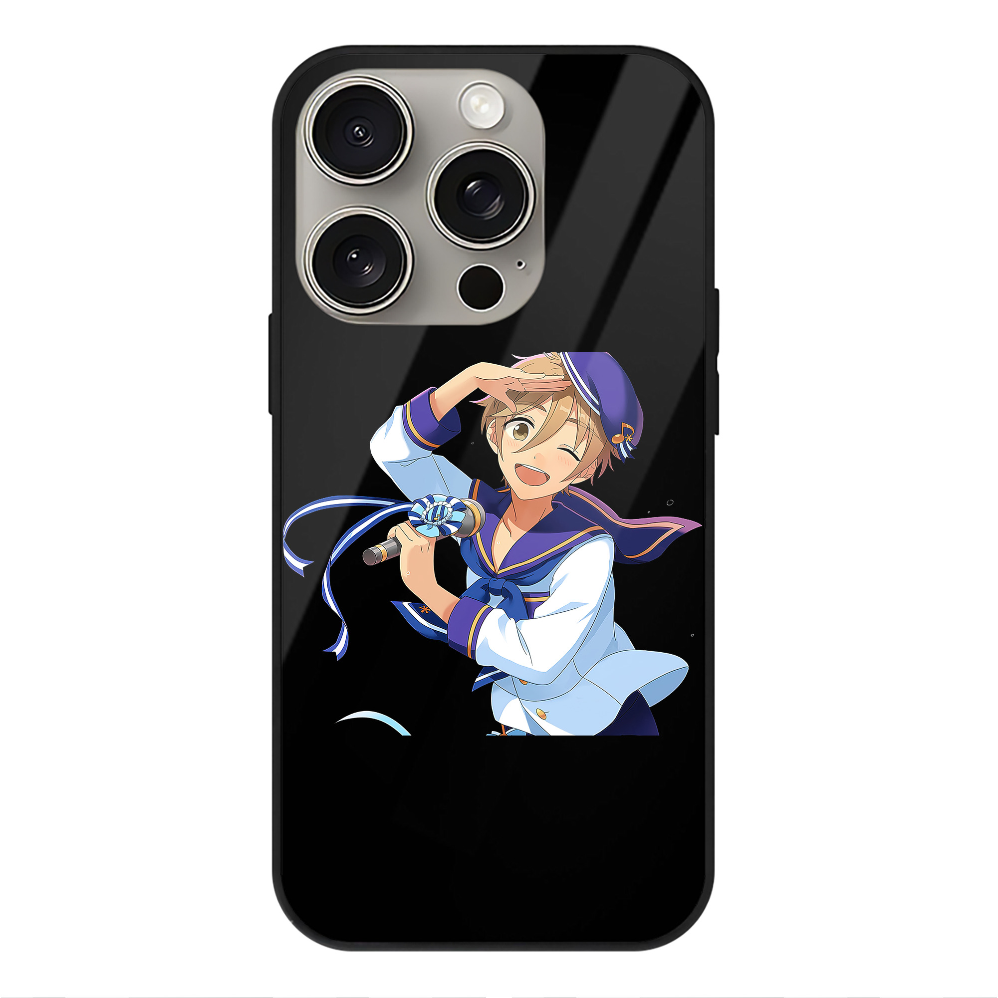 （画像用） あんさんぶるスターズ! Ensemble Stars 【iPhone15Pro対応】スマホケース 耐衝撃＆黄変防止 背面ガラス