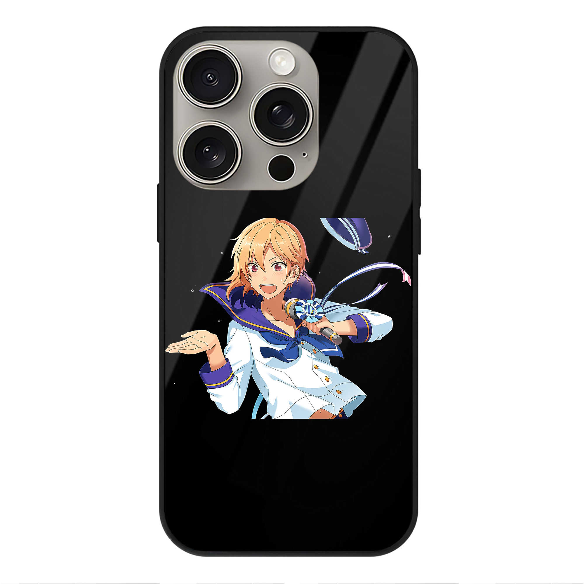 （画像用） あんさんぶるスターズ! Ensemble Stars 【iPhone15Pro対応】スマホケース 耐衝撃＆黄変防止 背面ガラス