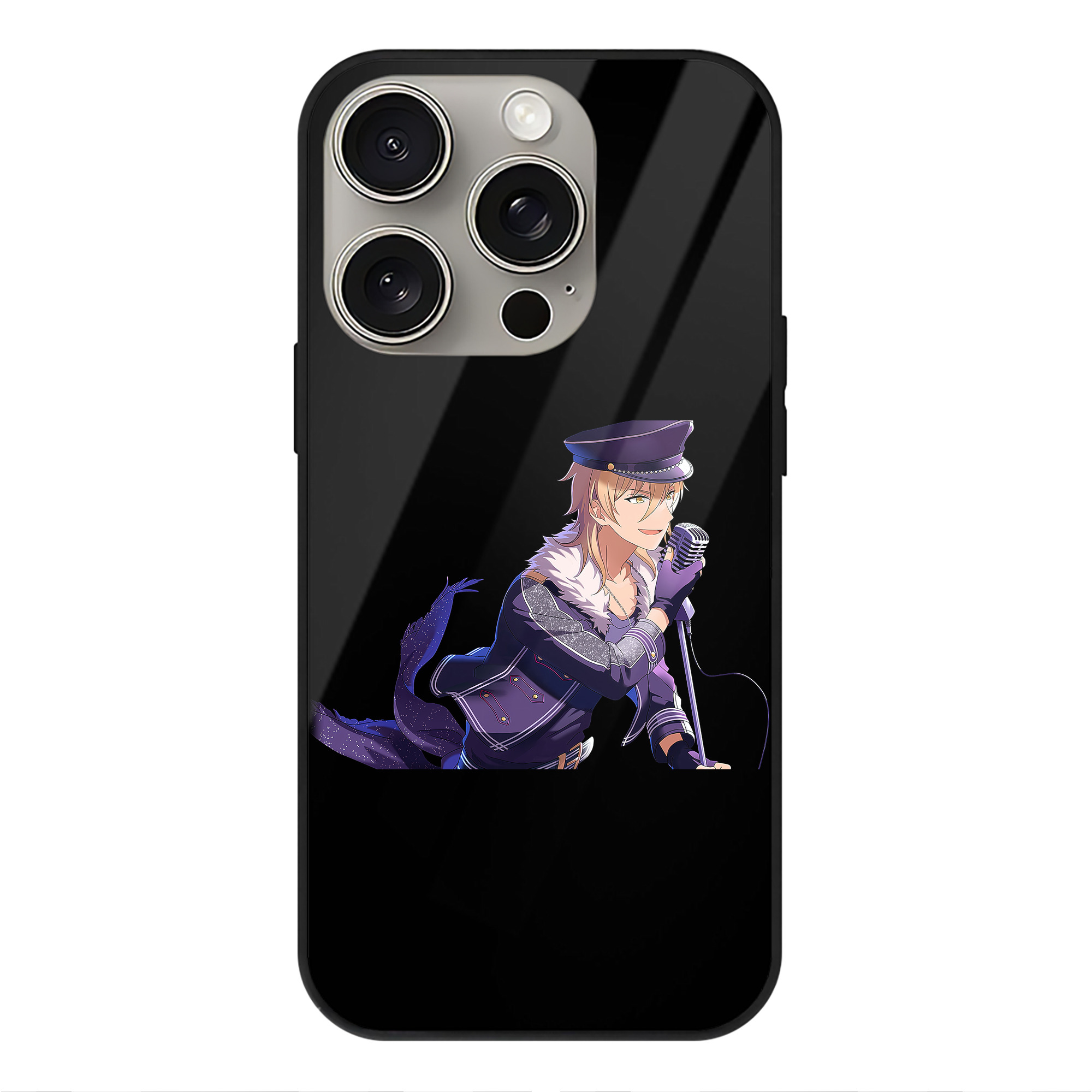 （画像用） あんさんぶるスターズ! Ensemble Stars 【iPhone15Pro対応】スマホケース 耐衝撃＆黄変防止 背面ガラス