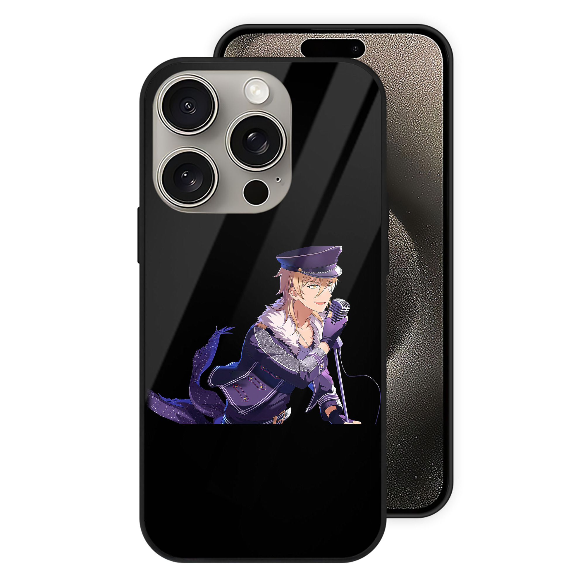 （画像用） あんさんぶるスターズ! Ensemble Stars 【iPhone15Pro対応】スマホケース 耐衝撃＆黄変防止 背面ガラス