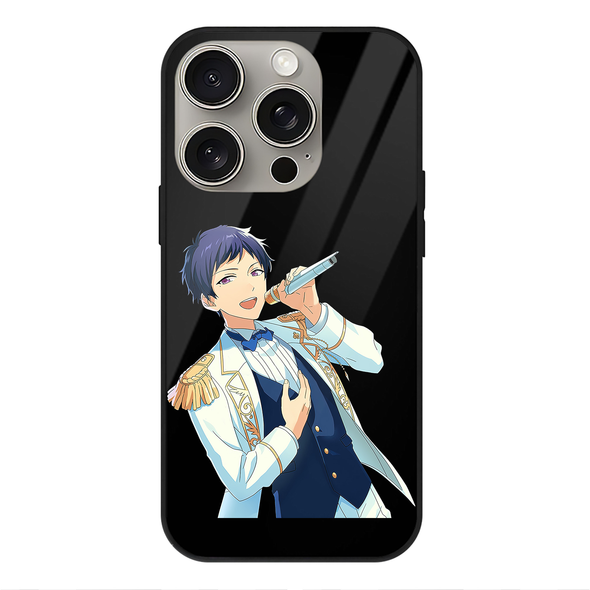 （画像用） あんさんぶるスターズ! Ensemble Stars 【iPhone15Pro対応】スマホケース 耐衝撃＆黄変防止 背面ガラス