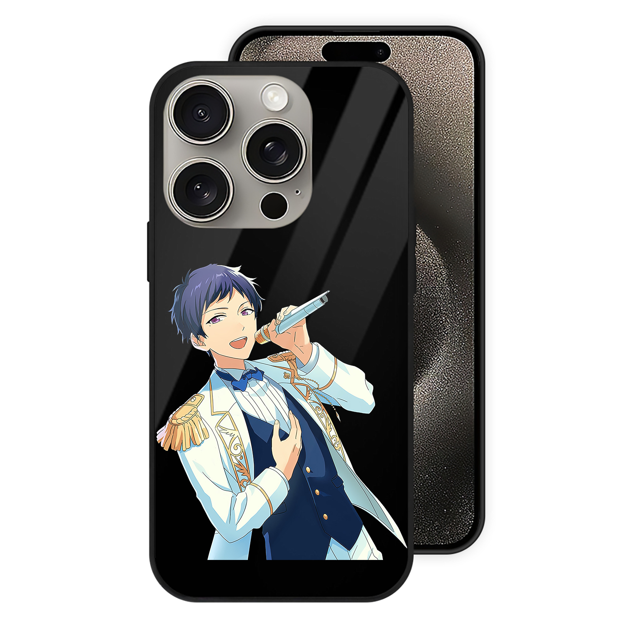 （画像用） あんさんぶるスターズ! Ensemble Stars 【iPhone15Pro対応】スマホケース 耐衝撃＆黄変防止 背面ガラス