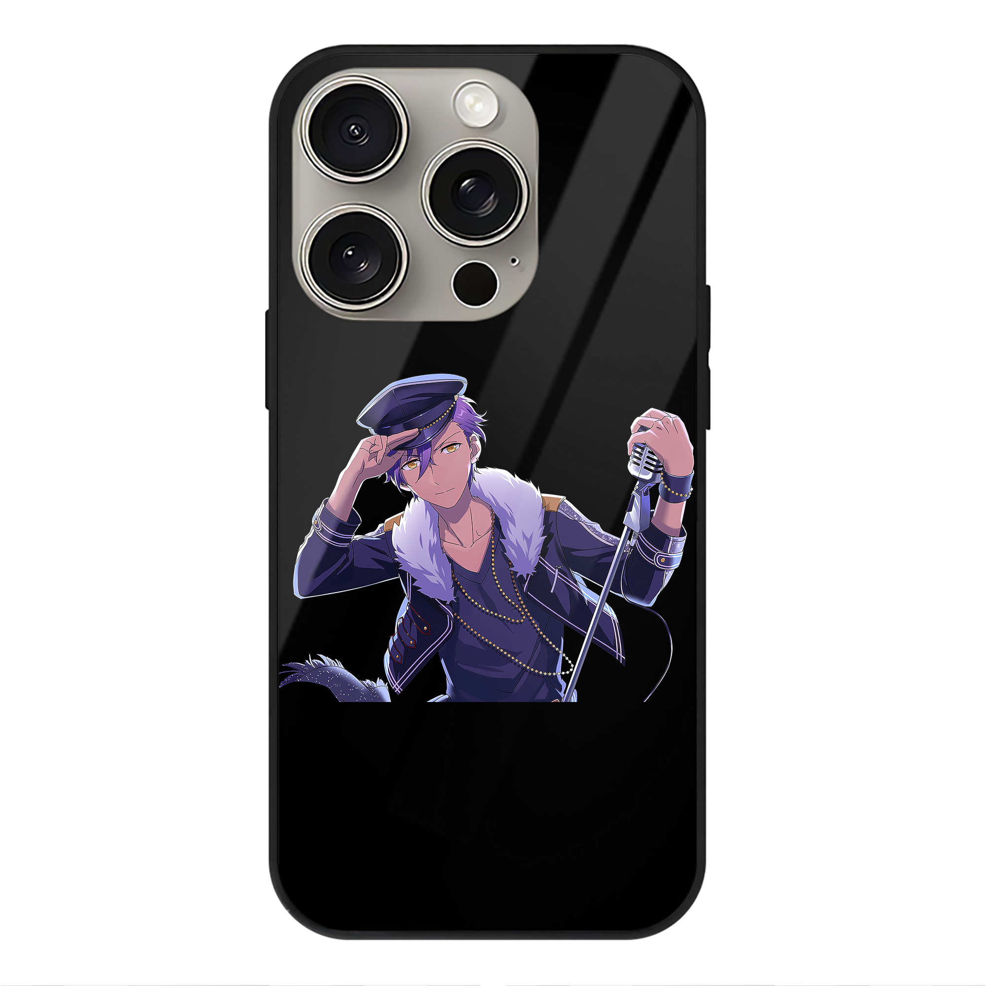 （画像用） あんさんぶるスターズ! Ensemble Stars 【iPhone15Pro対応】スマホケース 耐衝撃＆黄変防止 背面ガラス
