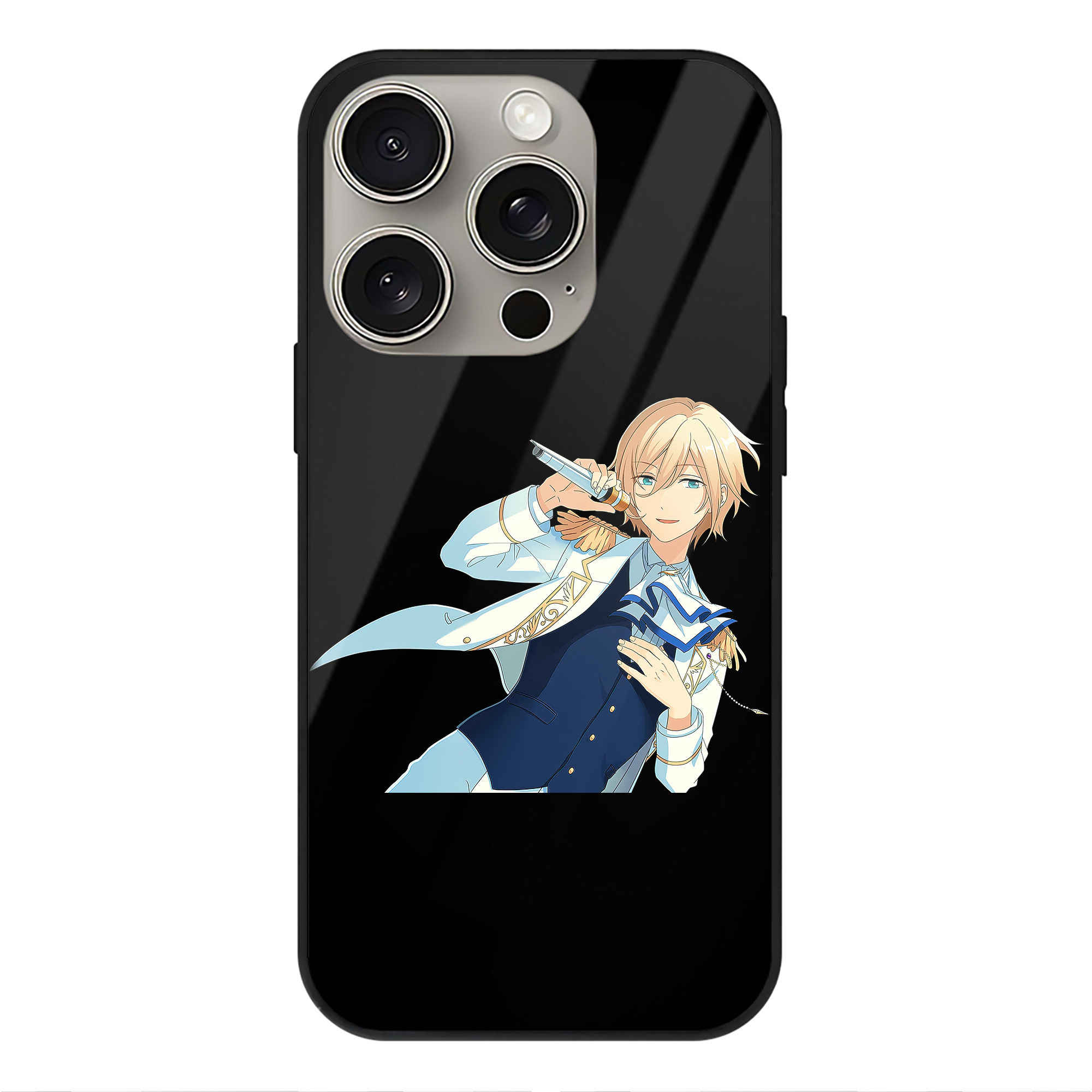 （画像用） あんさんぶるスターズ! Ensemble Stars 【iPhone15Pro対応】スマホケース 耐衝撃＆黄変防止 背面ガラス