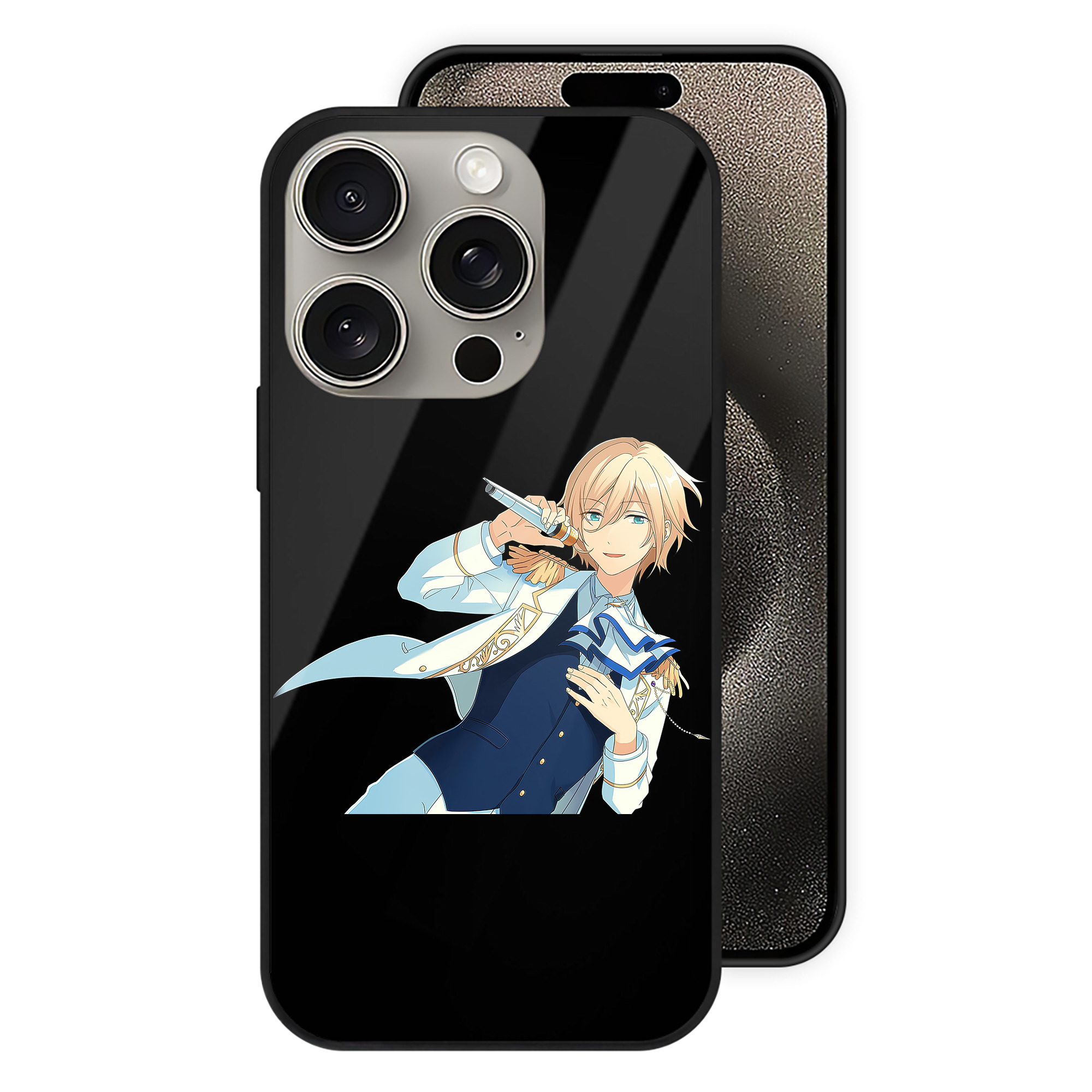 （画像用） あんさんぶるスターズ! Ensemble Stars 【iPhone15Pro対応】スマホケース 耐衝撃＆黄変防止 背面ガラス