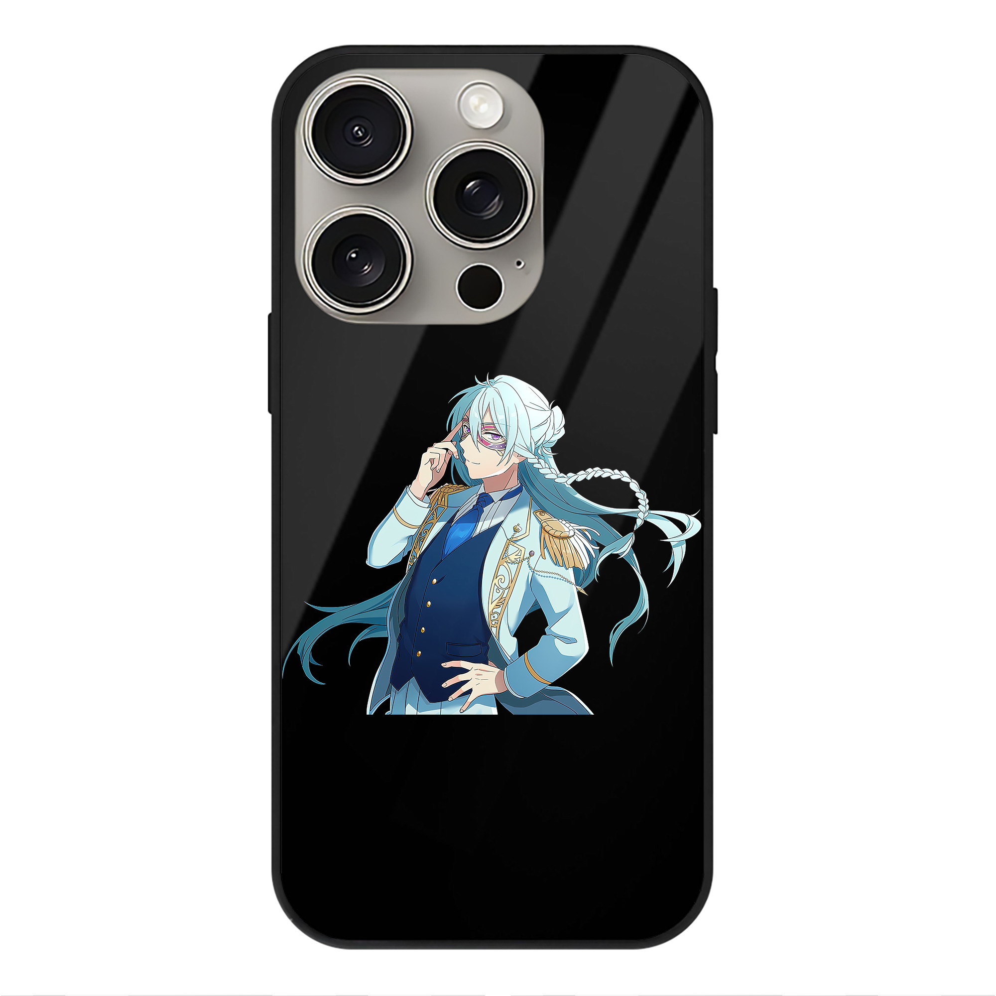 （画像用） あんさんぶるスターズ! Ensemble Stars 【iPhone15Pro対応】スマホケース 耐衝撃＆黄変防止 背面ガラス