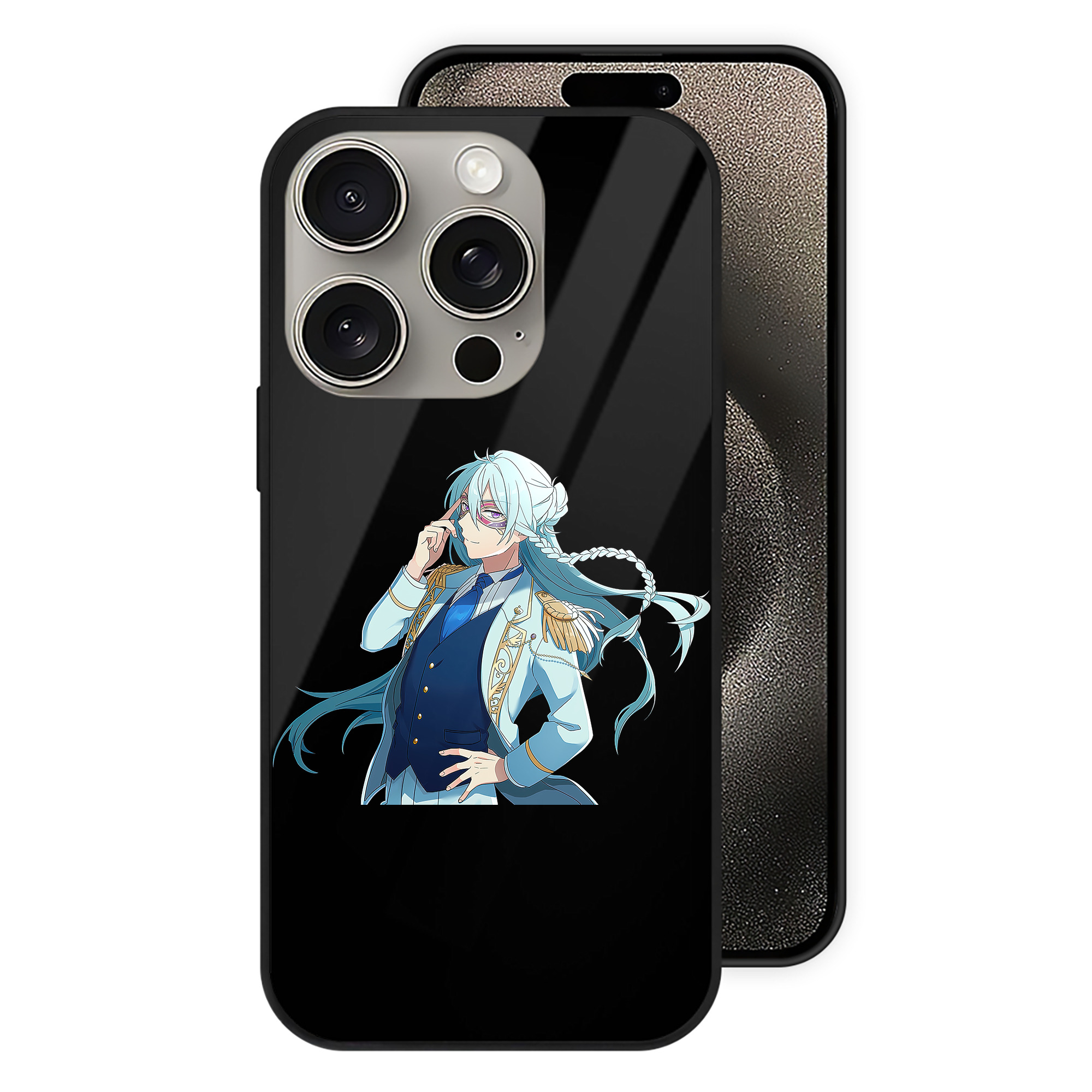 （画像用） あんさんぶるスターズ! Ensemble Stars 【iPhone15Pro対応】スマホケース 耐衝撃＆黄変防止 背面ガラス