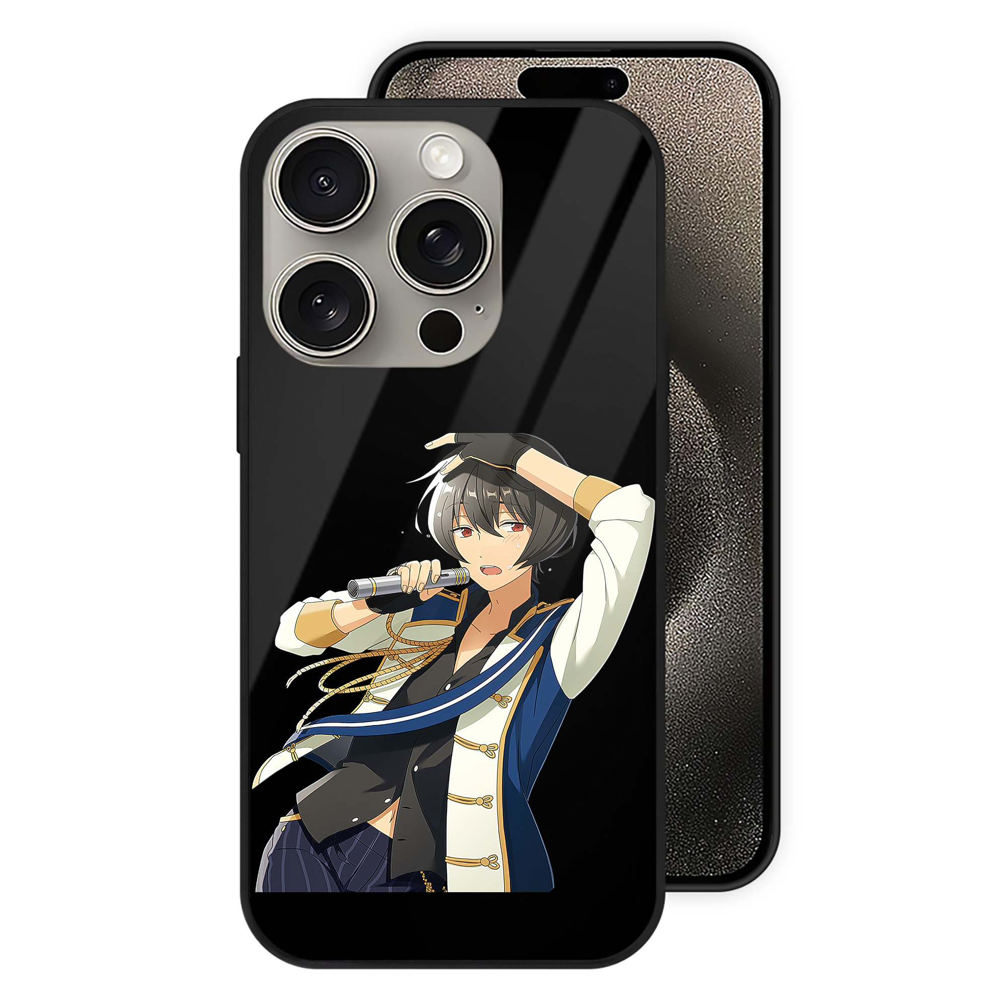 （画像用） あんさんぶるスターズ! Ensemble Stars 【iPhone15Pro対応】スマホケース 耐衝撃＆黄変防止 背面ガラス