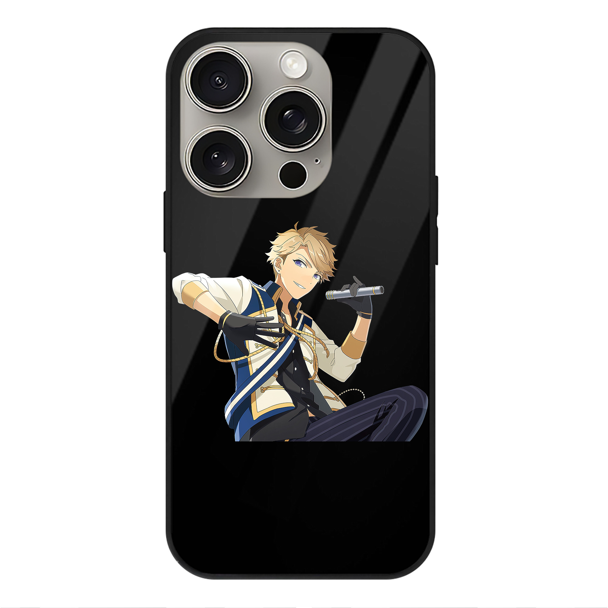 （画像用） あんさんぶるスターズ! Ensemble Stars 【iPhone15Pro対応】スマホケース 耐衝撃＆黄変防止 背面ガラス