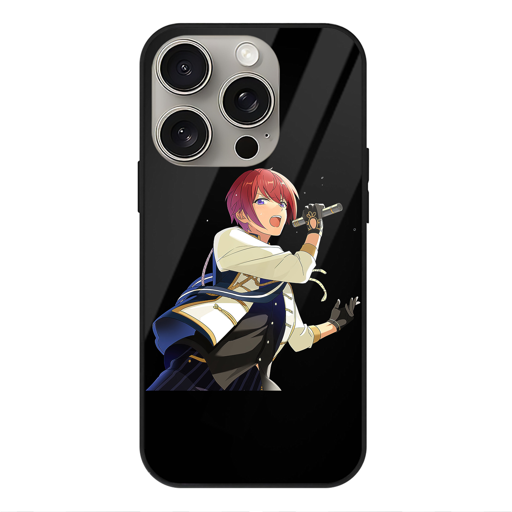 （画像用） あんさんぶるスターズ! Ensemble Stars 【iPhone15Pro対応】スマホケース 耐衝撃＆黄変防止 背面ガラス