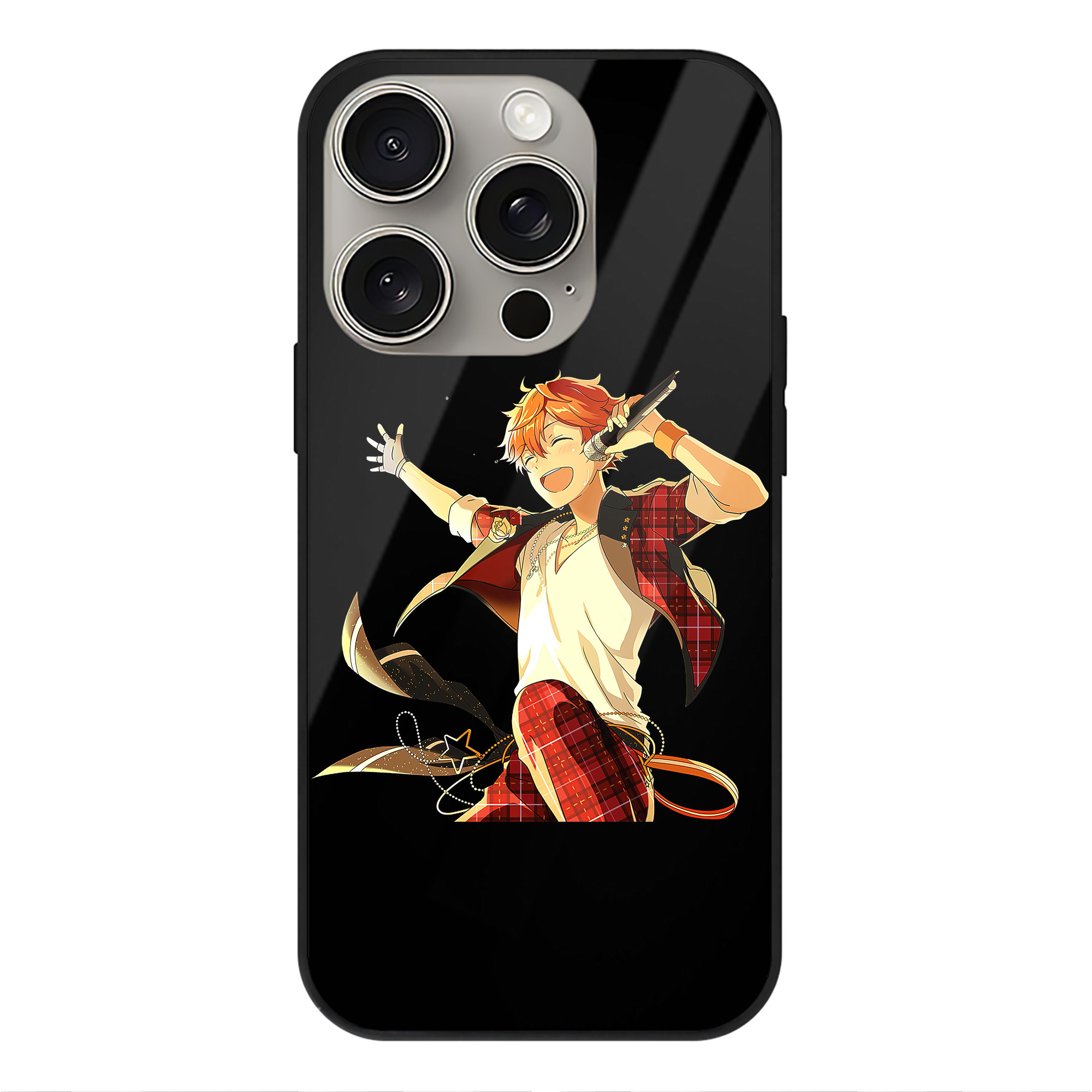 （画像用） あんさんぶるスターズ! Ensemble Stars 【iPhone15Pro対応】スマホケース 耐衝撃＆黄変防止 背面ガラス