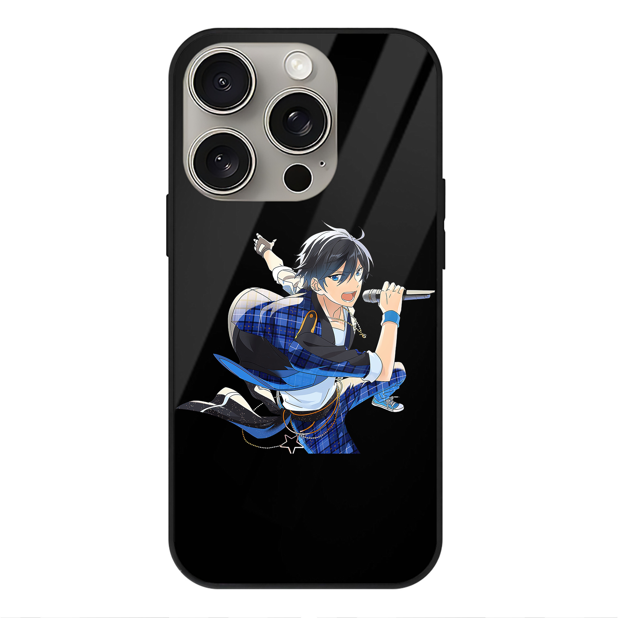 （画像用） あんさんぶるスターズ! Ensemble Stars 【iPhone15Pro対応】スマホケース 耐衝撃＆黄変防止 背面ガラス