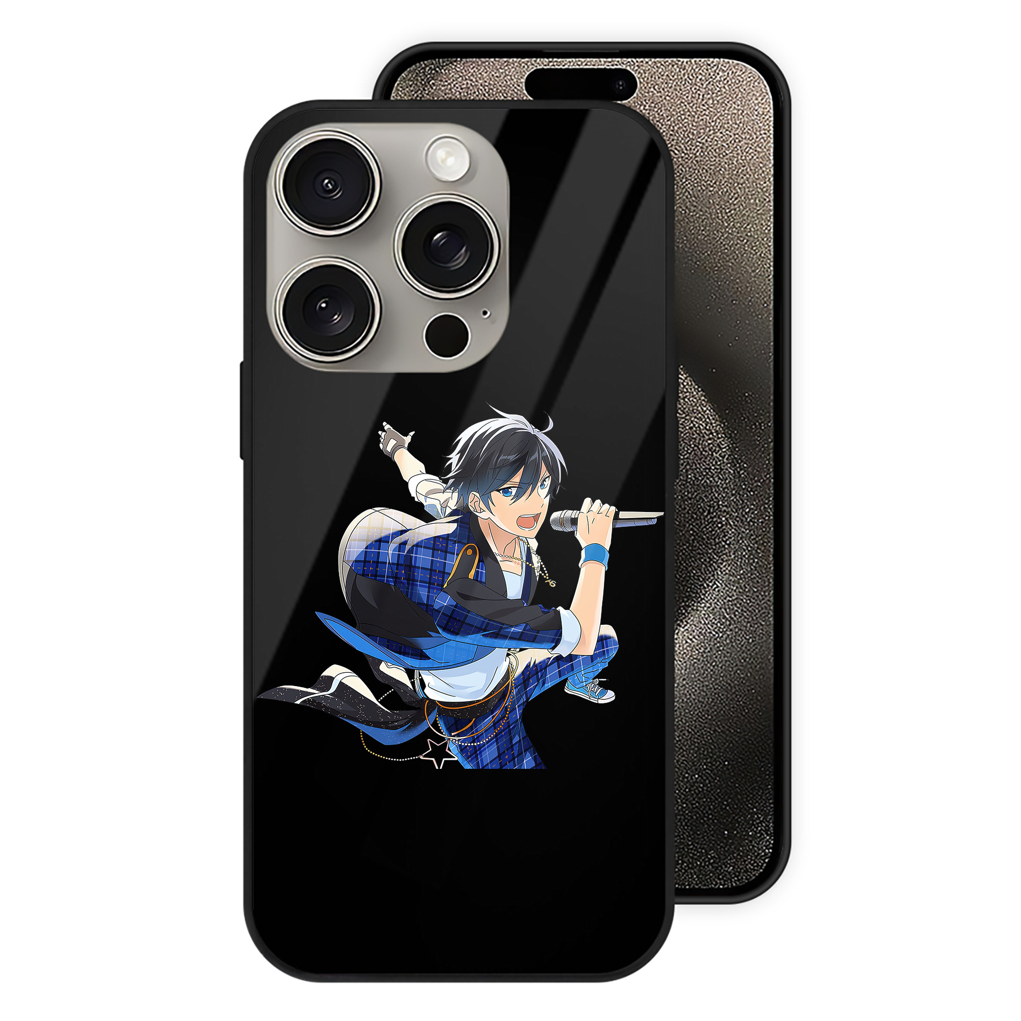 （画像用） あんさんぶるスターズ! Ensemble Stars 【iPhone15Pro対応】スマホケース 耐衝撃＆黄変防止 背面ガラス