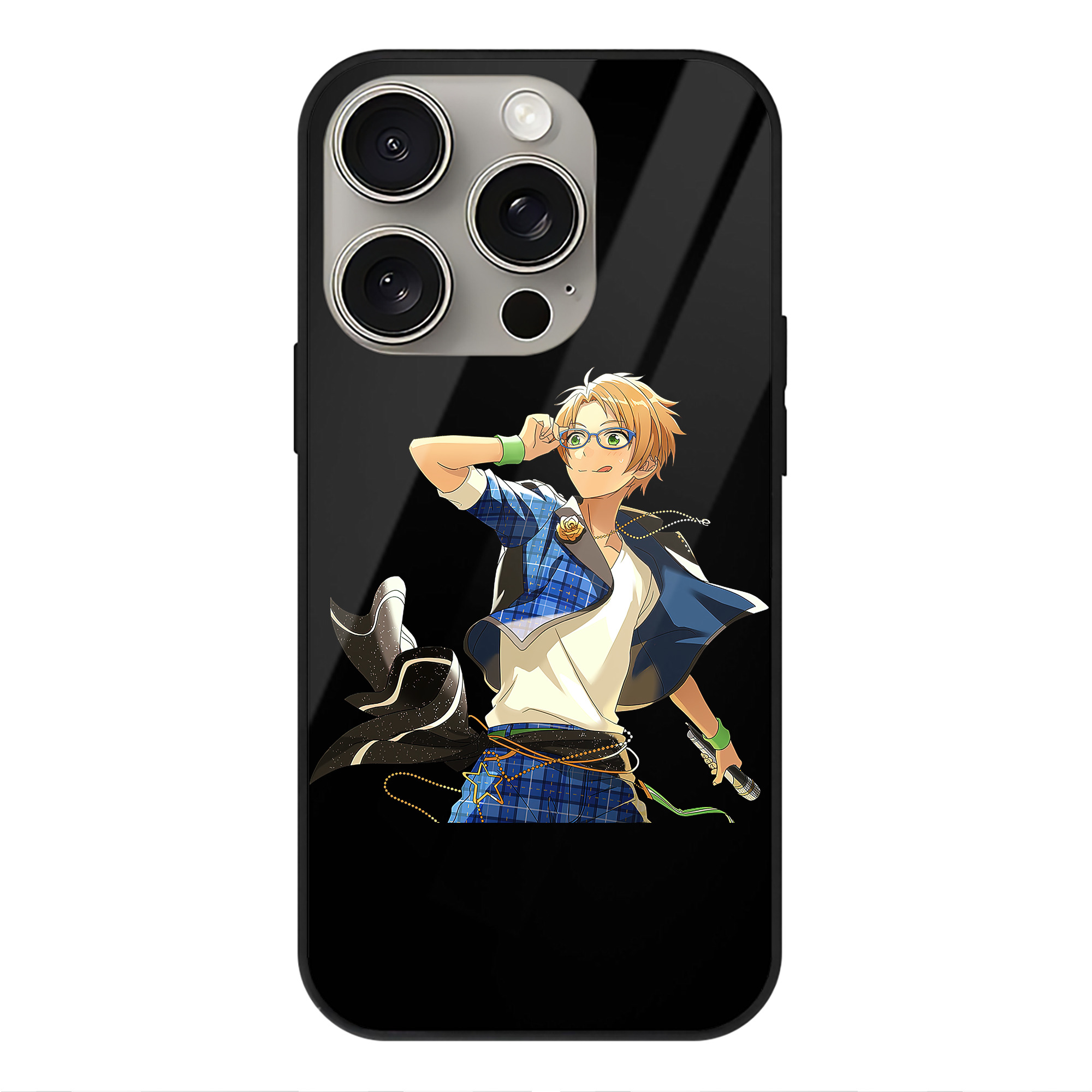 （画像用） あんさんぶるスターズ! Ensemble Stars 【iPhone15Pro対応】スマホケース 耐衝撃＆黄変防止 背面ガラス